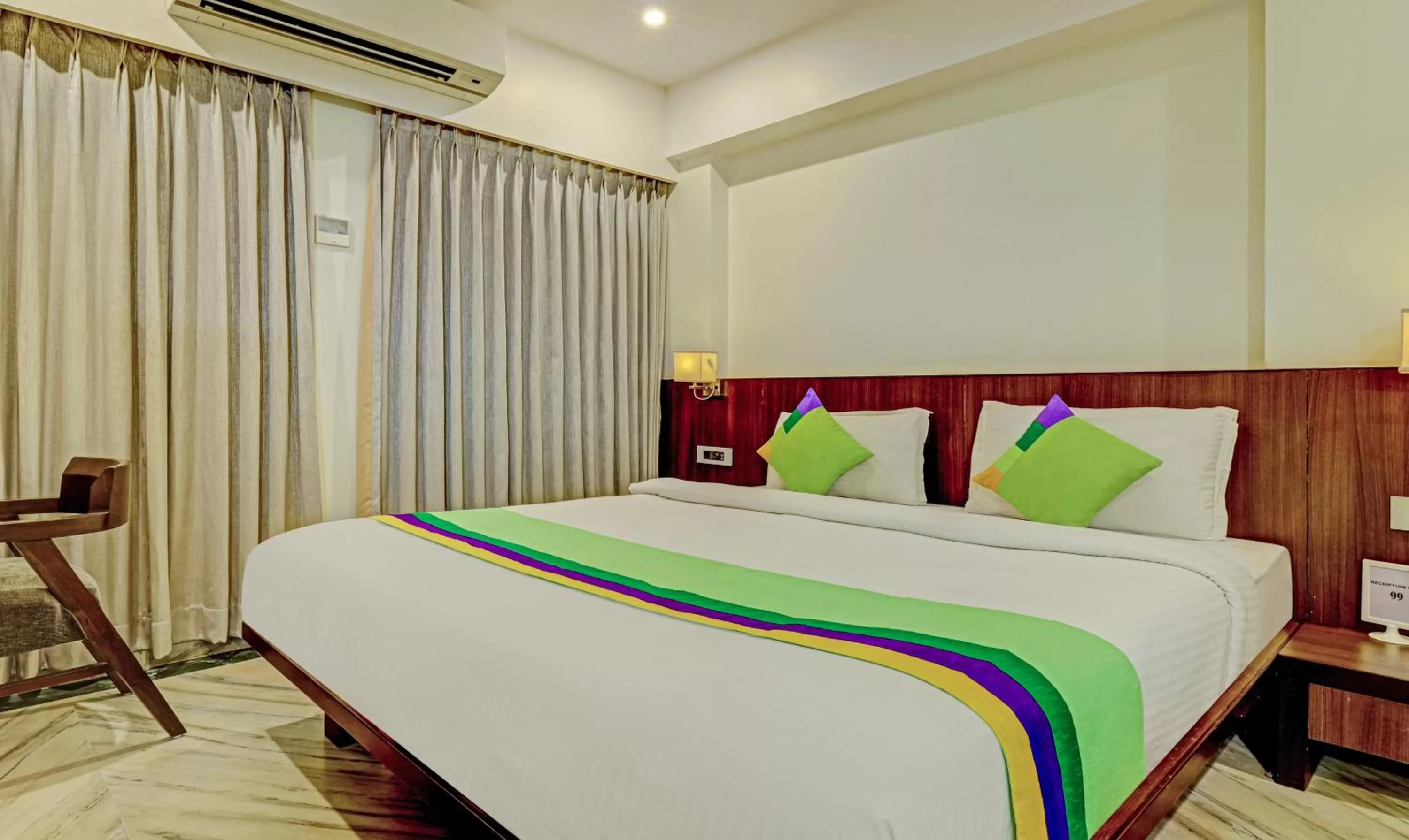 Bedroom, Bed in Treebo Seaesta RK Beach