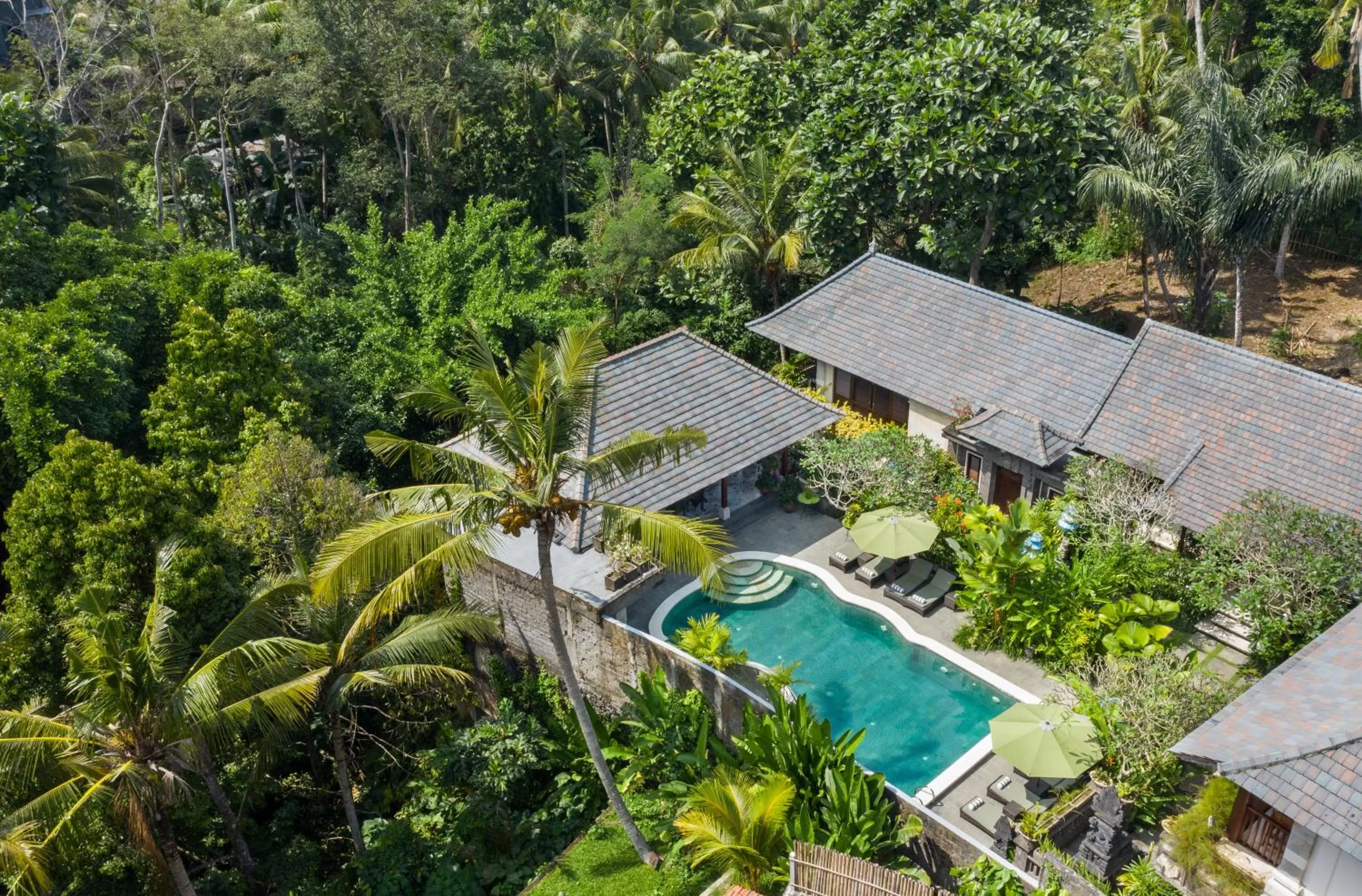 Bird's eye view in Kano Sari Ubud Villas