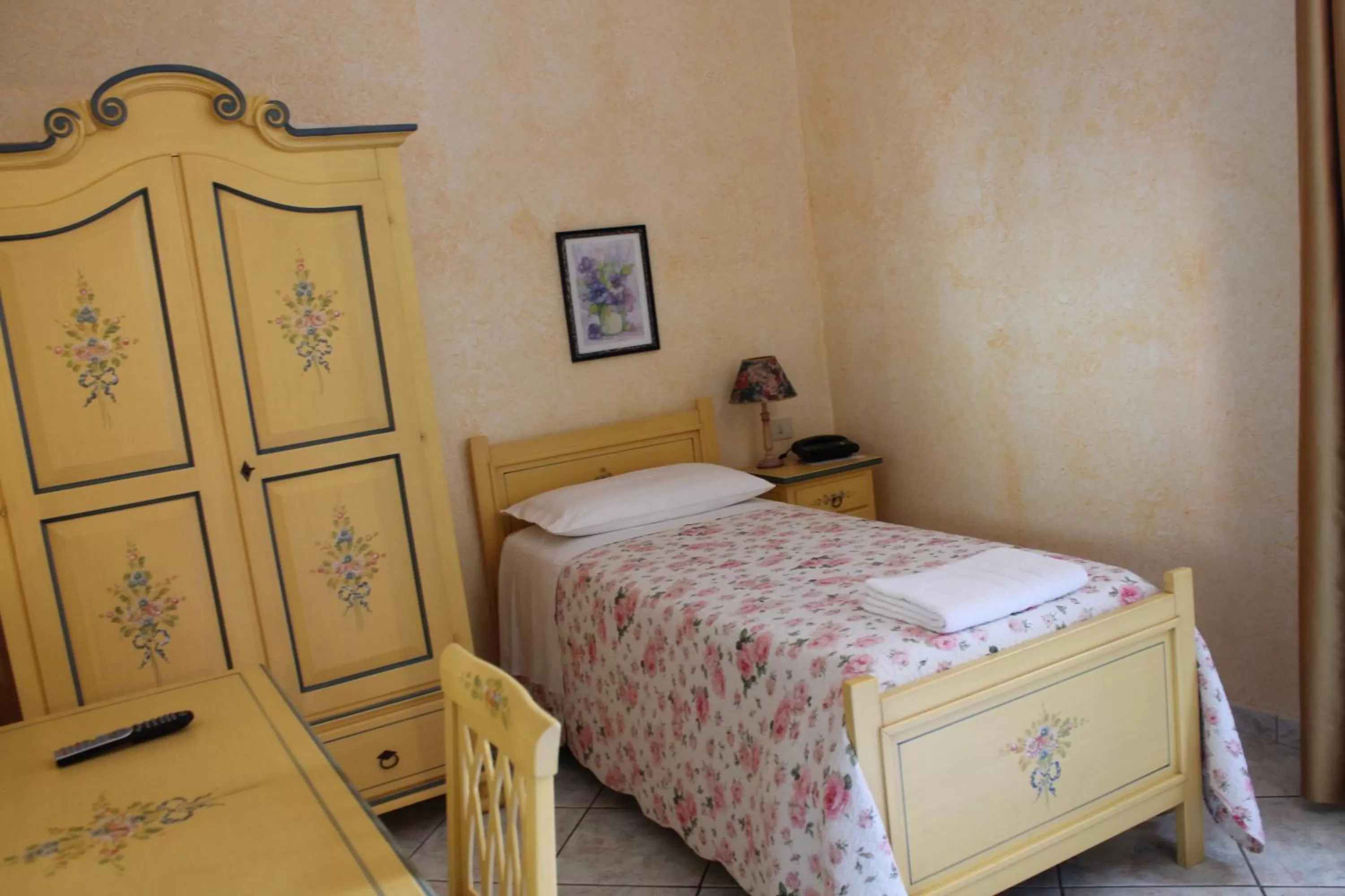 Decorative detail, Bed in Hotel La Villa