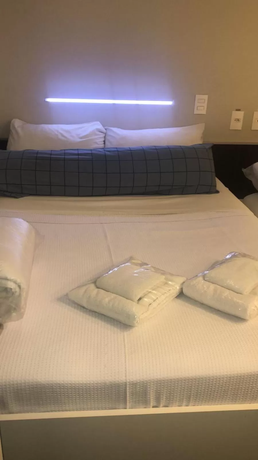 Bed in Hotel Aero Sleep Campinas