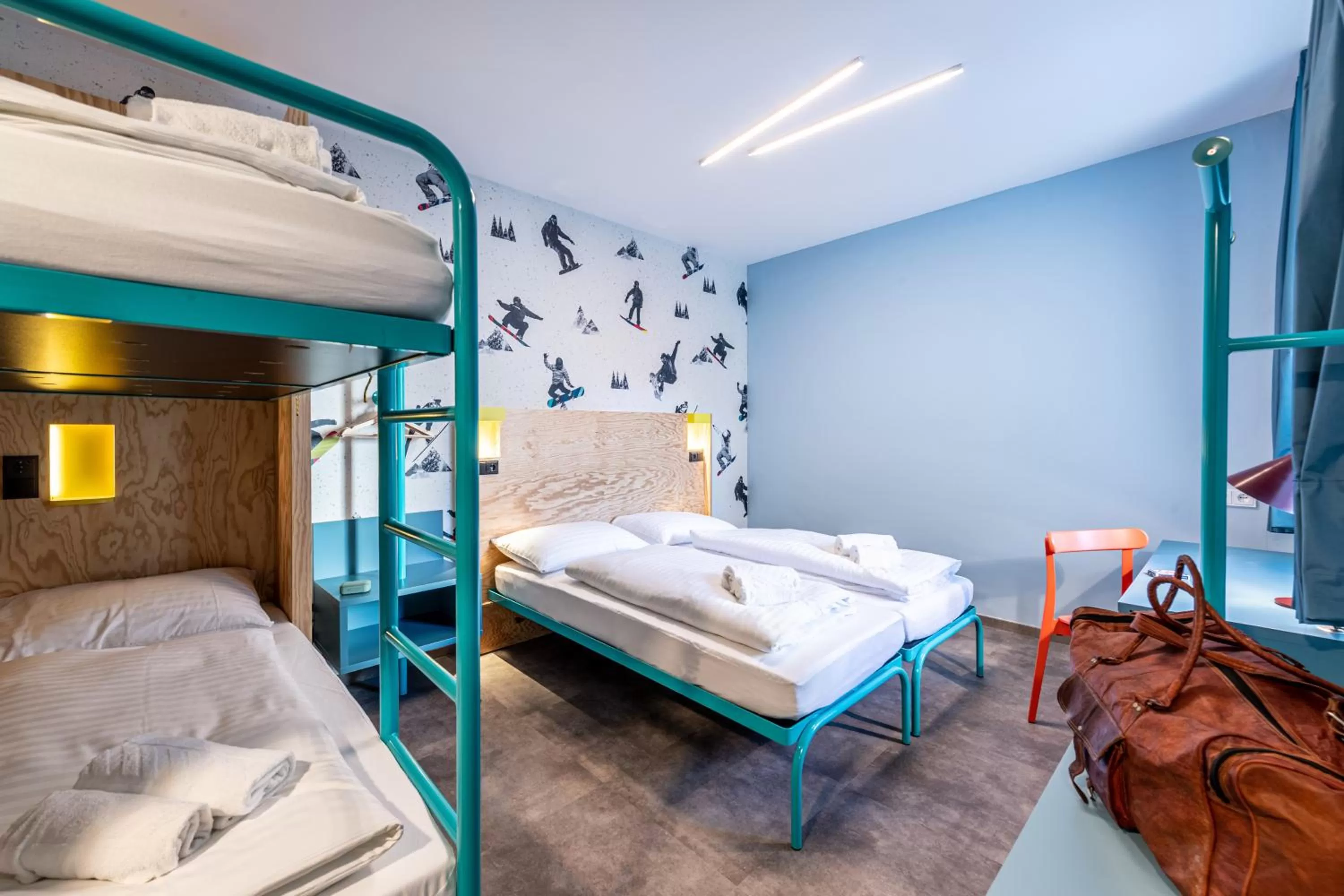Photo of the whole room, Bunk Bed in MEININGER Hotel Innsbruck Zentrum