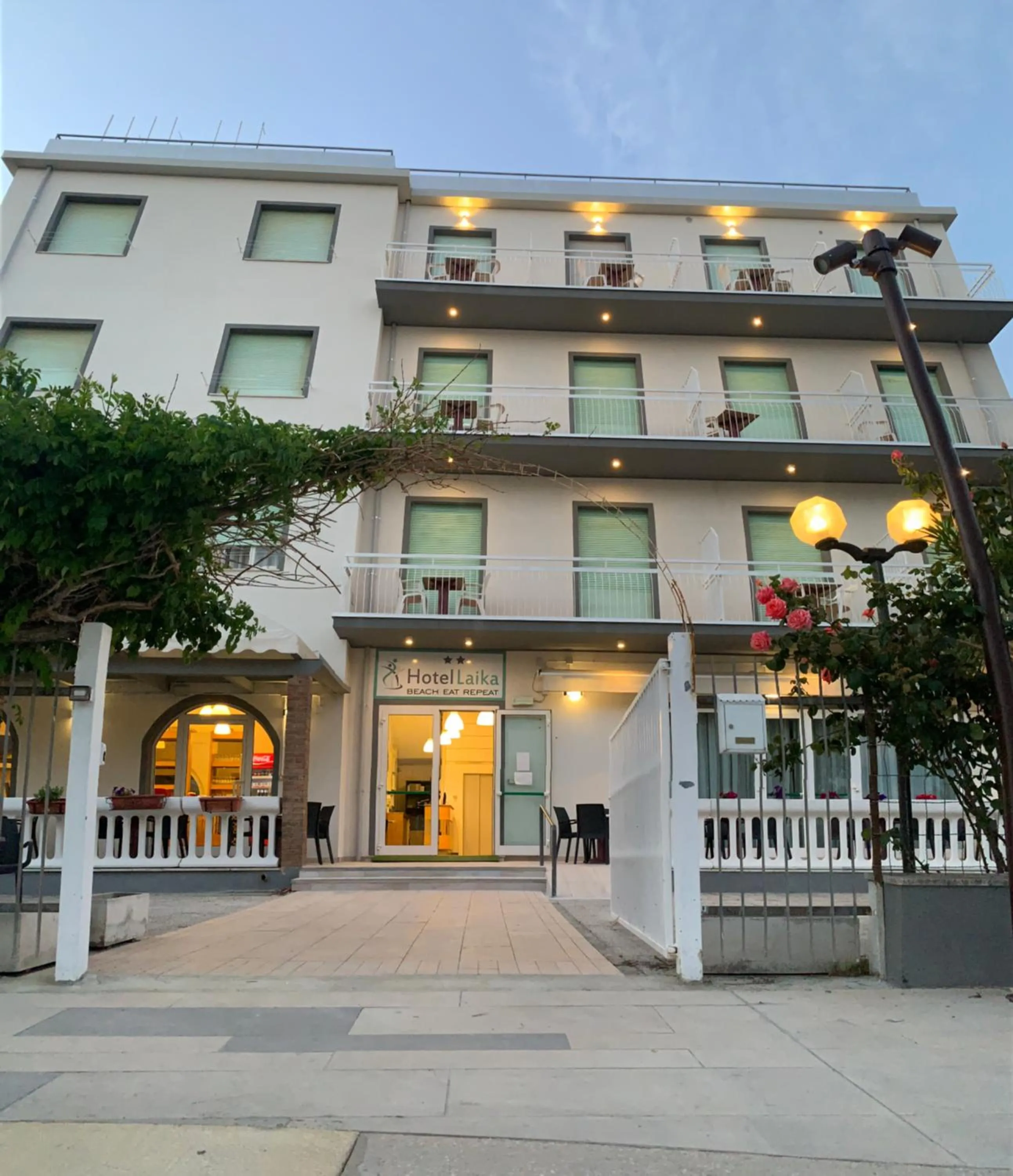 Property building in Hotel Laika