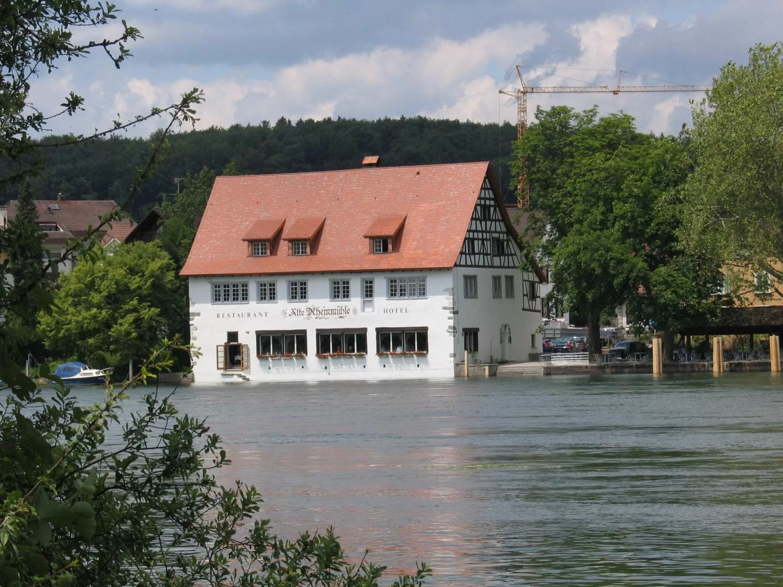 Natural landscape, Property Building in Hotel & Restaurant Alte Rheinmühle