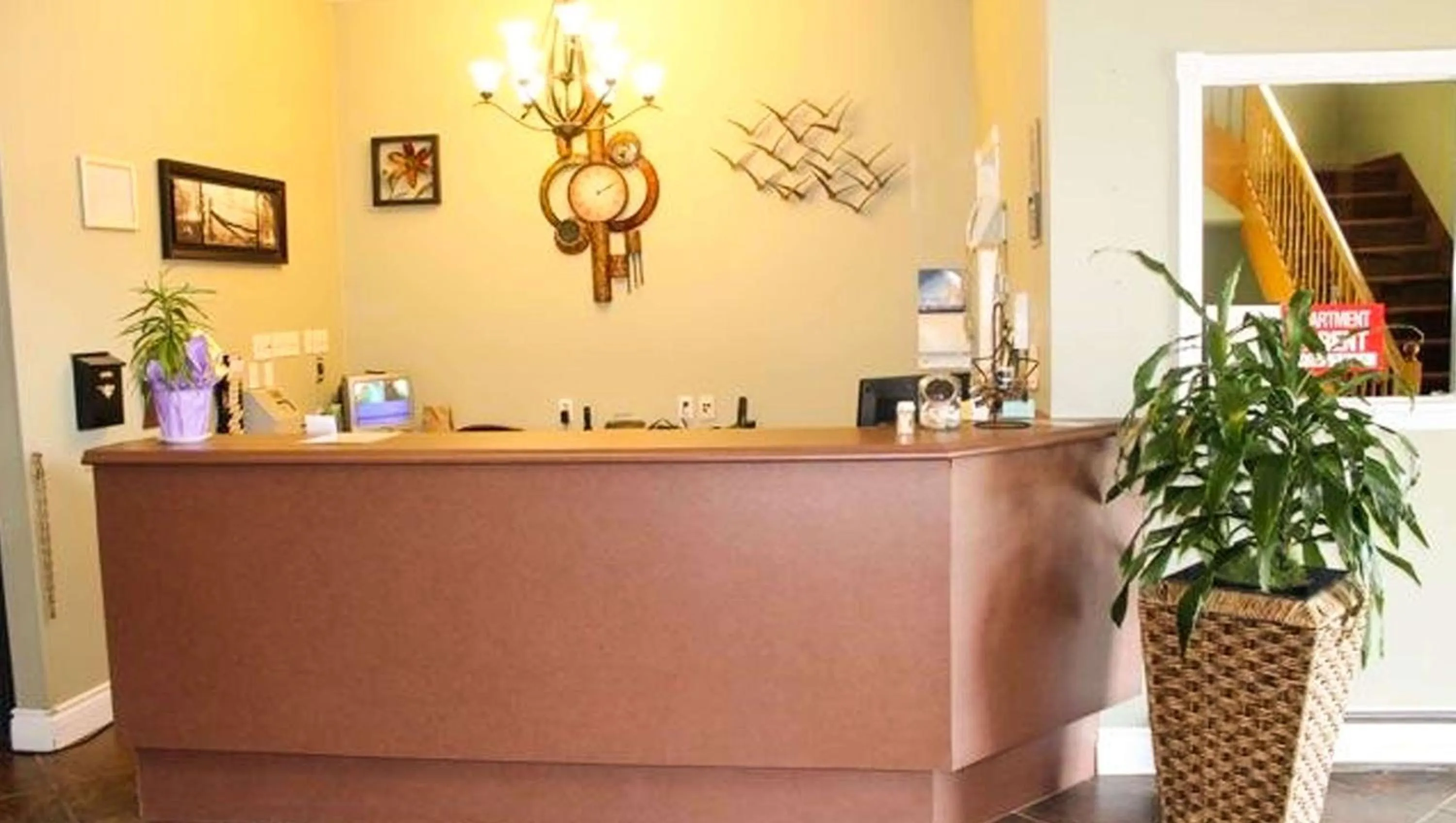 Lobby or reception in Traveller's Inn Prince Edward Island