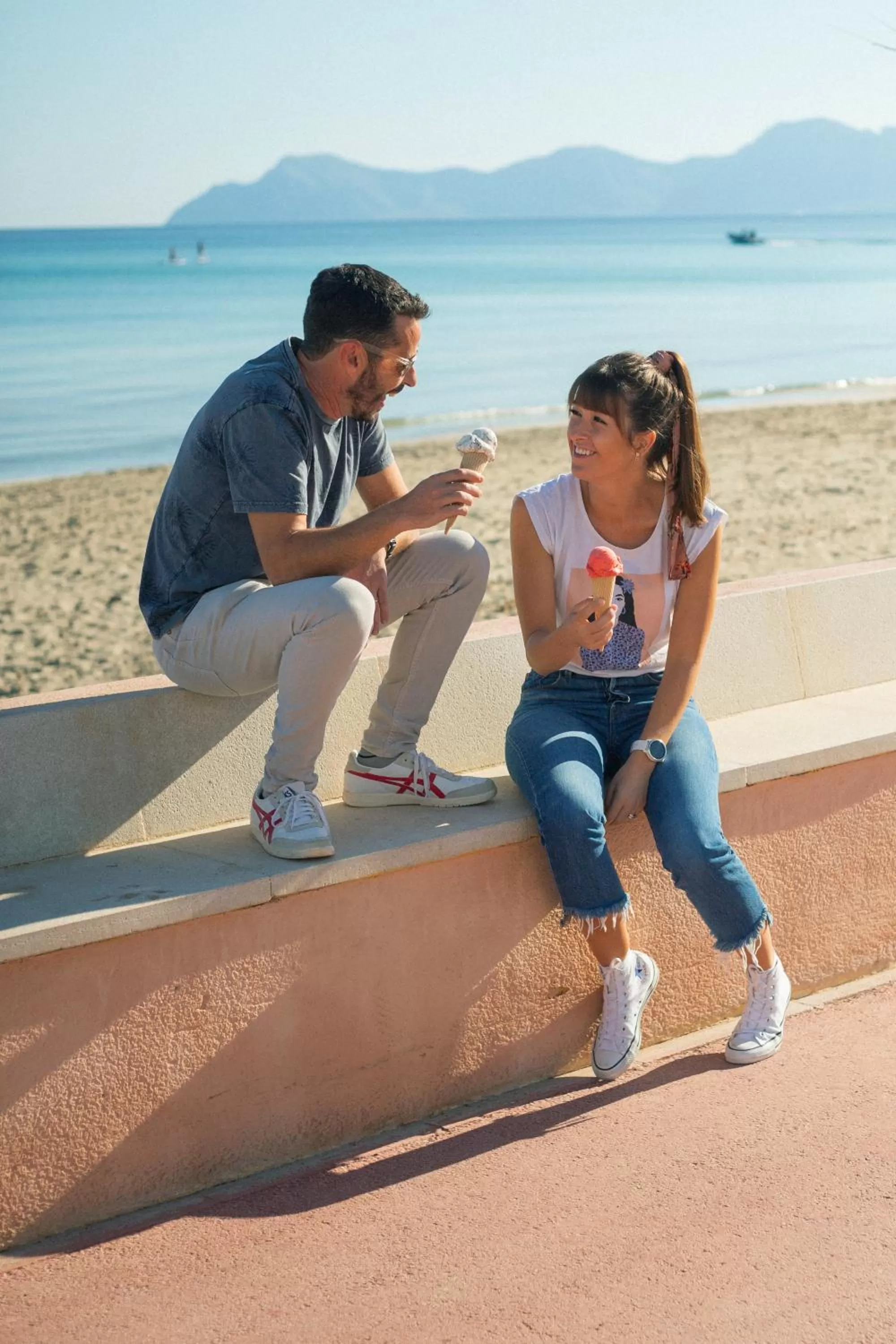 Beach in Hostal Blanca