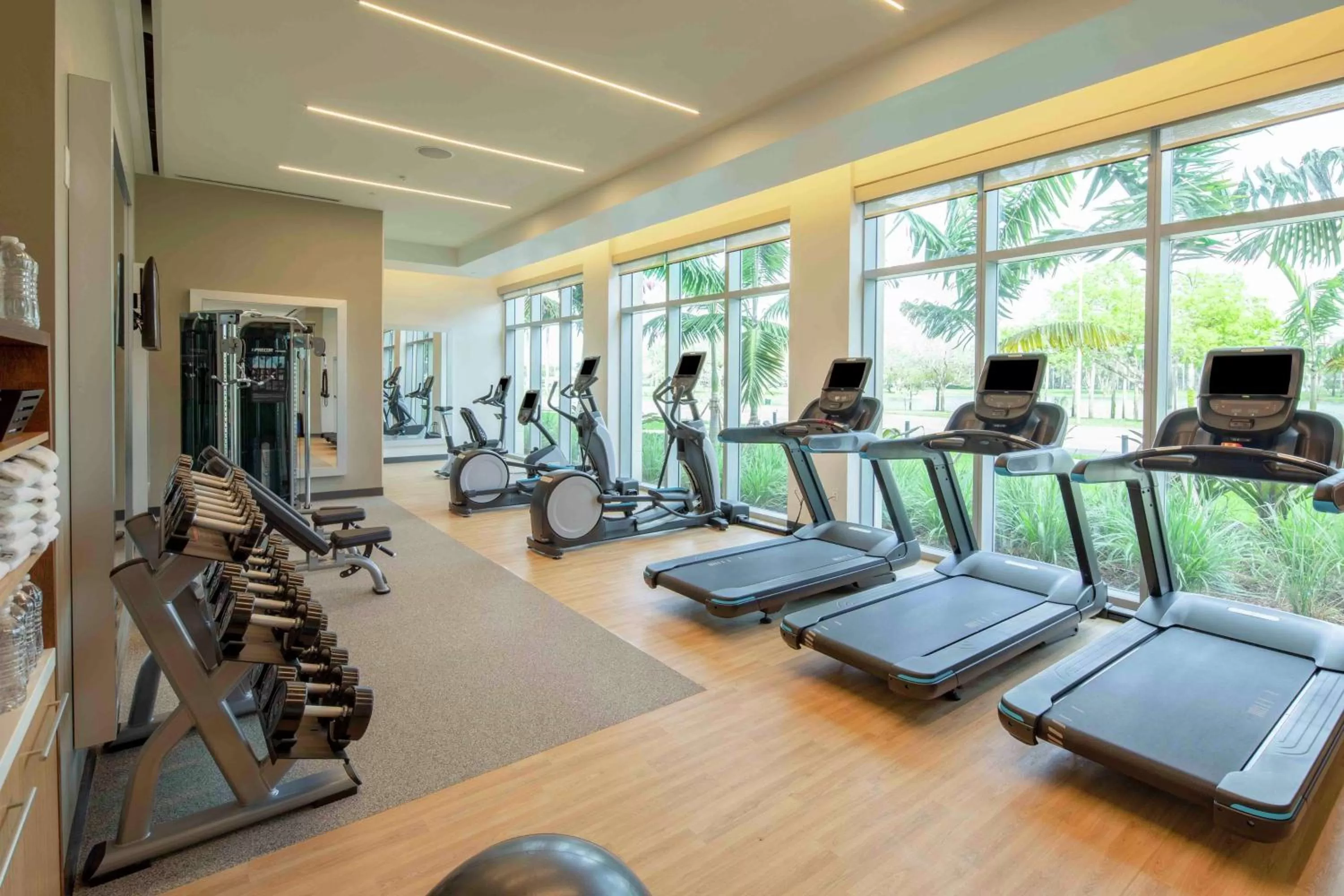 Fitness centre/facilities in Hilton Miami Dadeland
