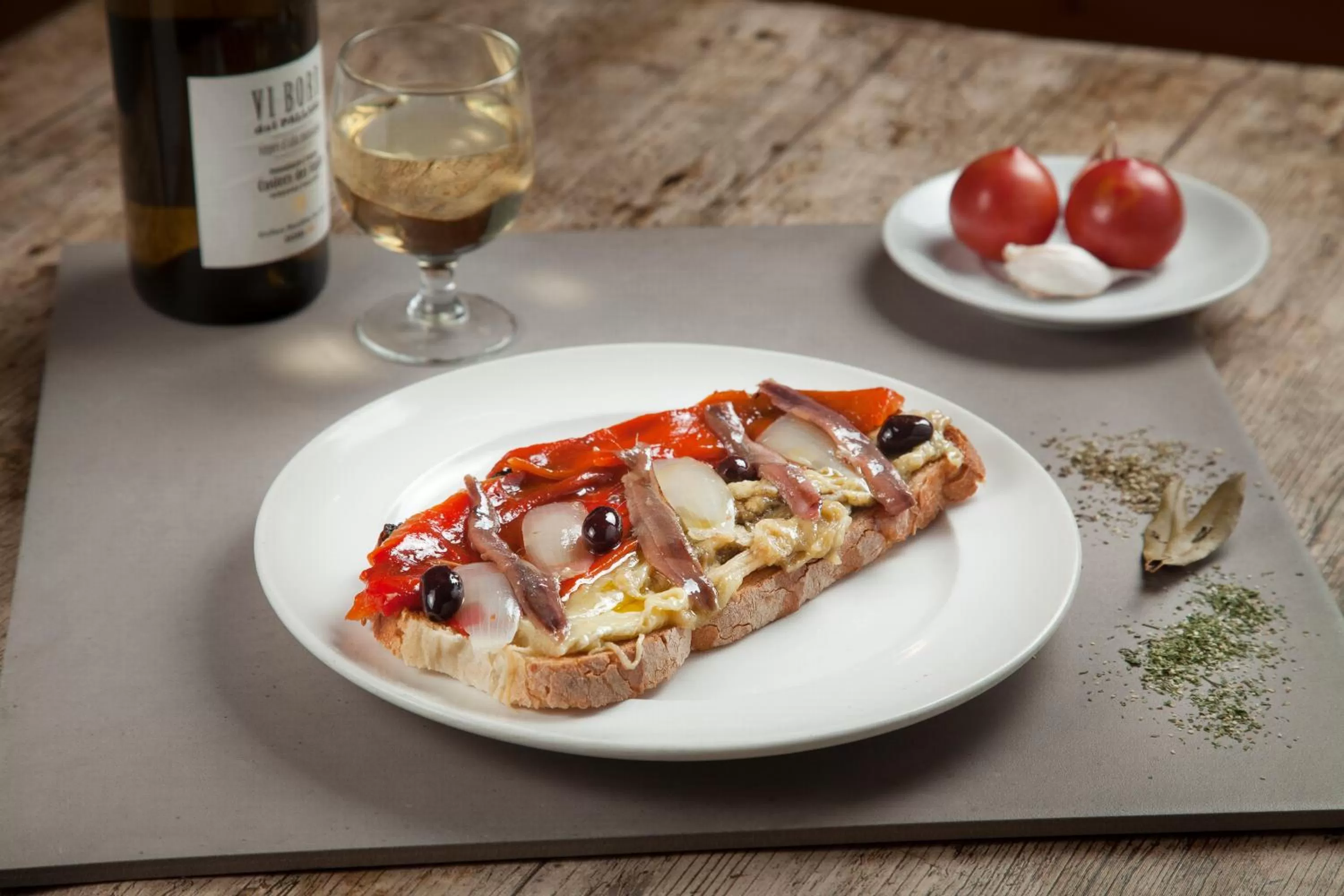 Food in Hotel Restaurant Les Brases