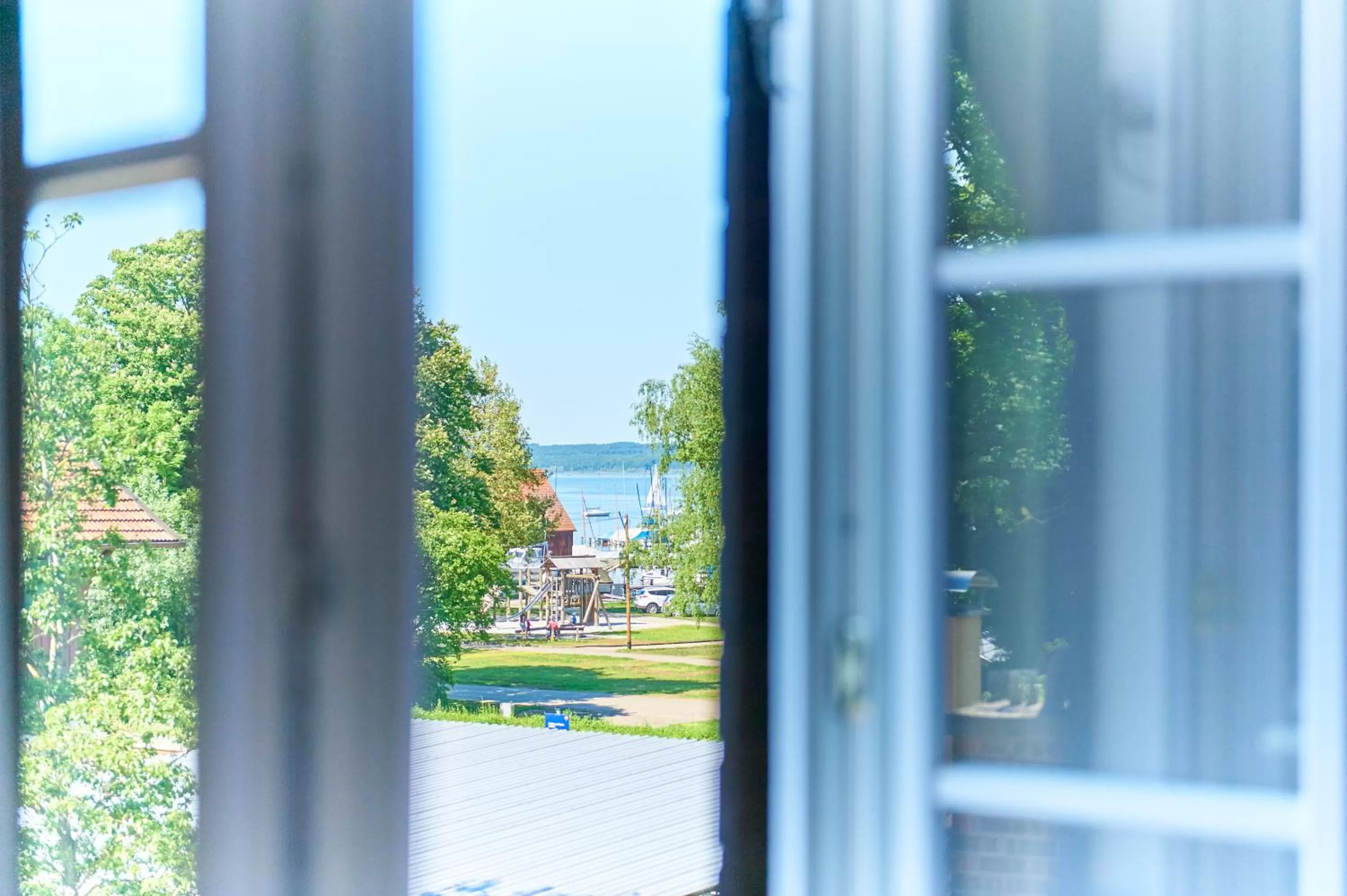 Lake view in Hotel Garni Goldammer