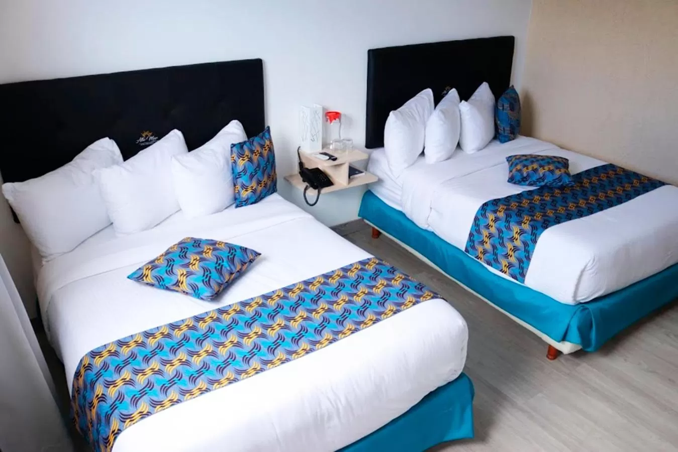 Bed in Hotel Alto Mar