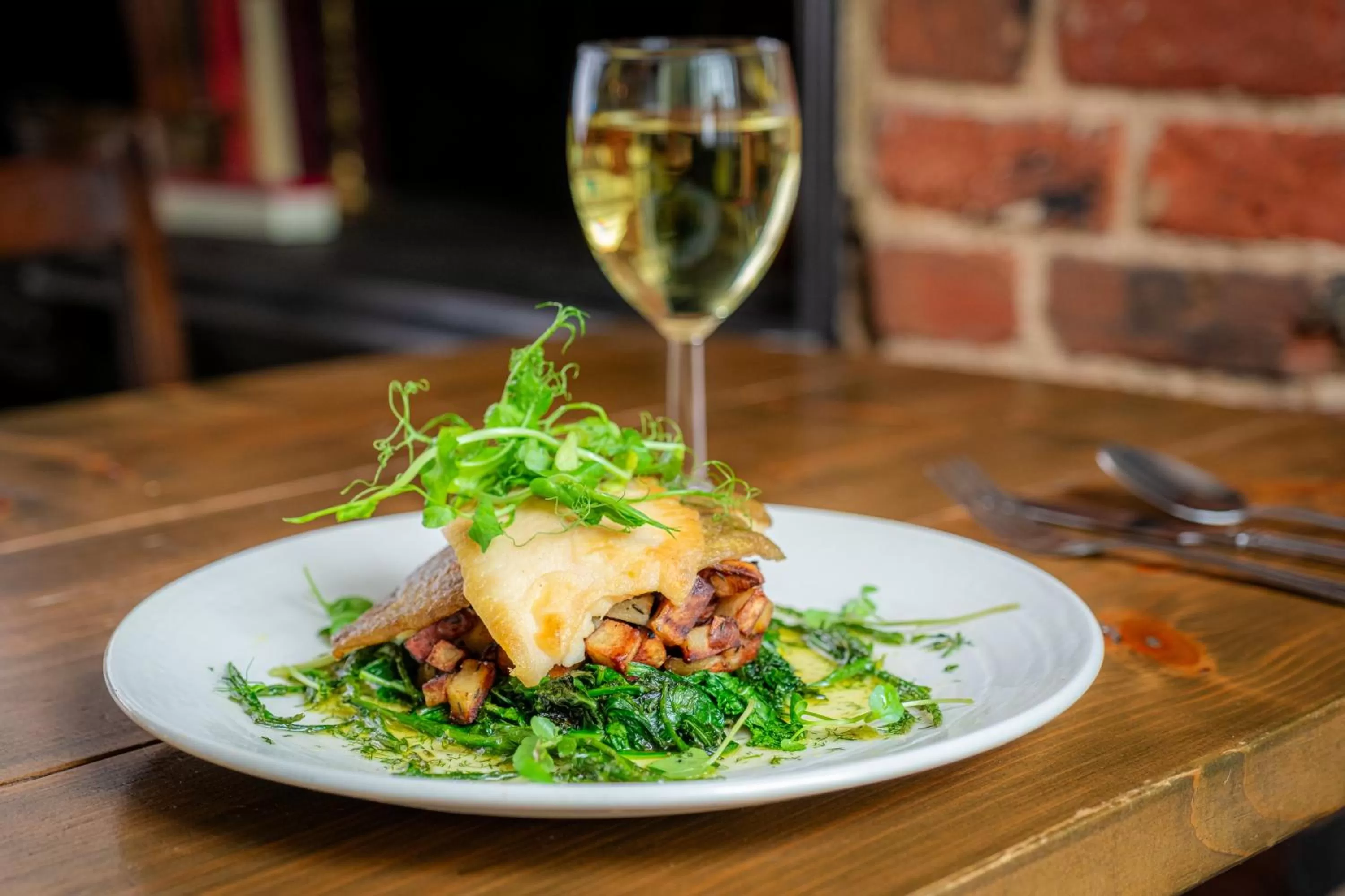 Food and drinks in The George Hotel