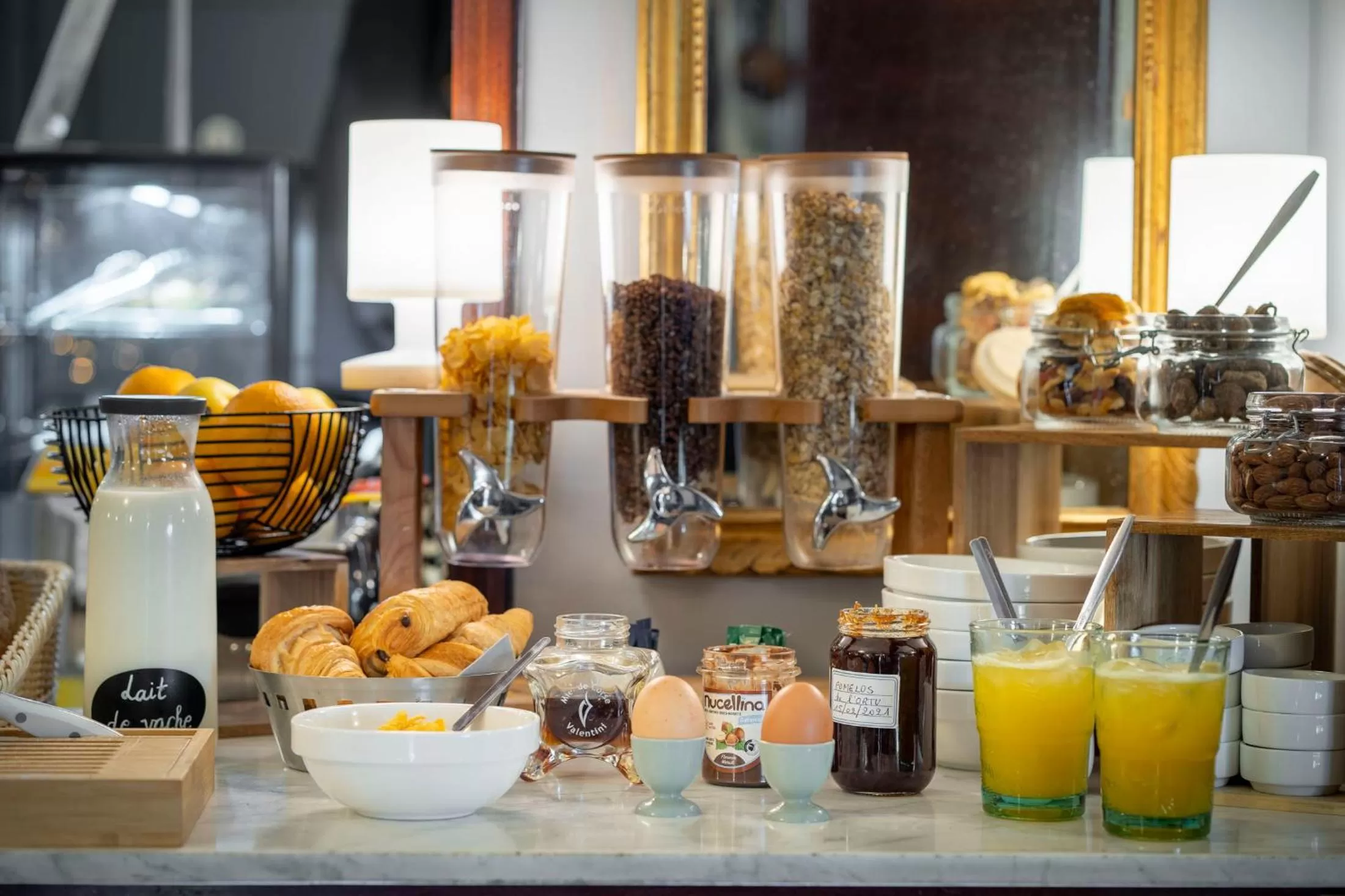 Buffet breakfast in Monsieur Miot Concept Hotel - Bastia centre