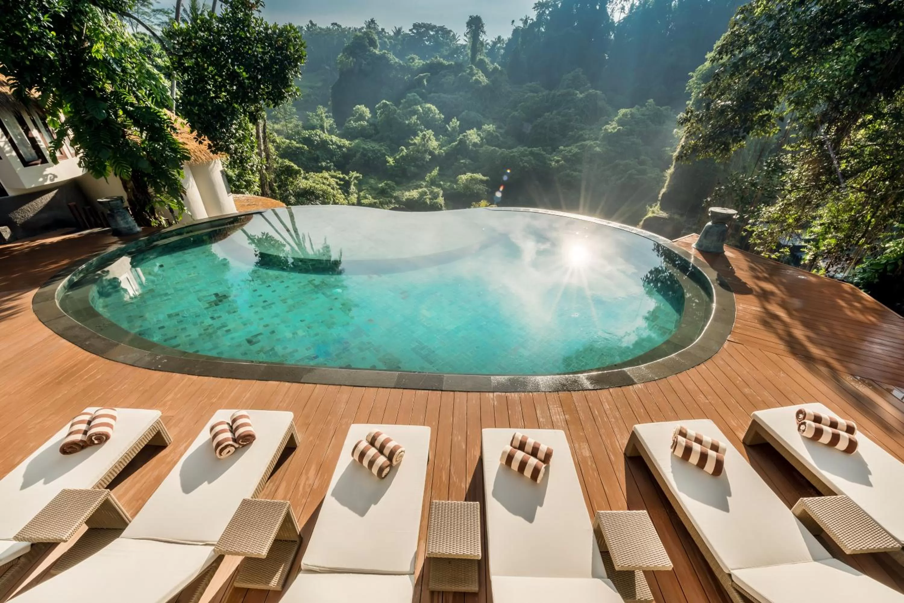Swimming pool in tanadewa Resort Ubud Bali by Cross Collection