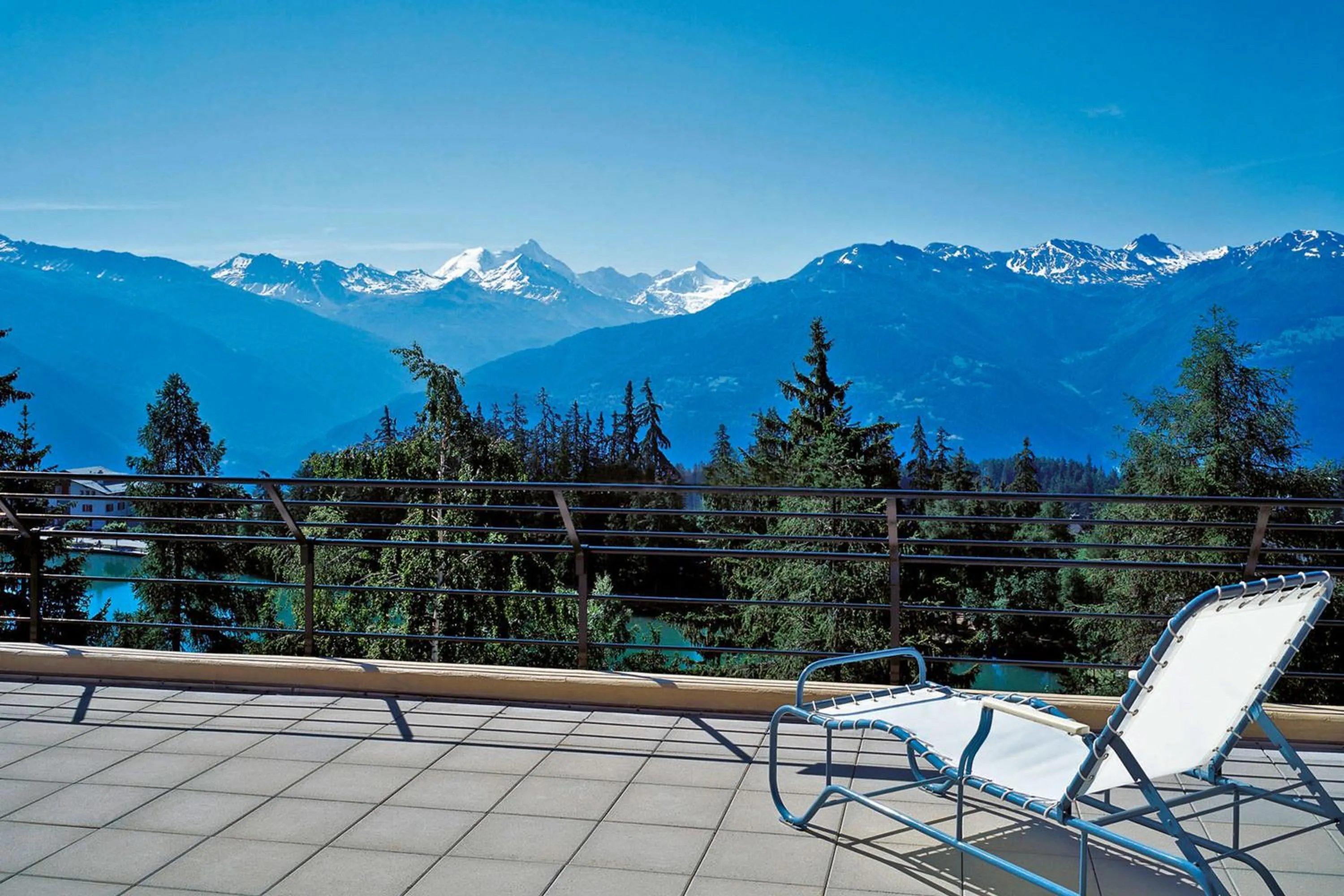 View (from property/room) in Crans-Montana Youth Hostel