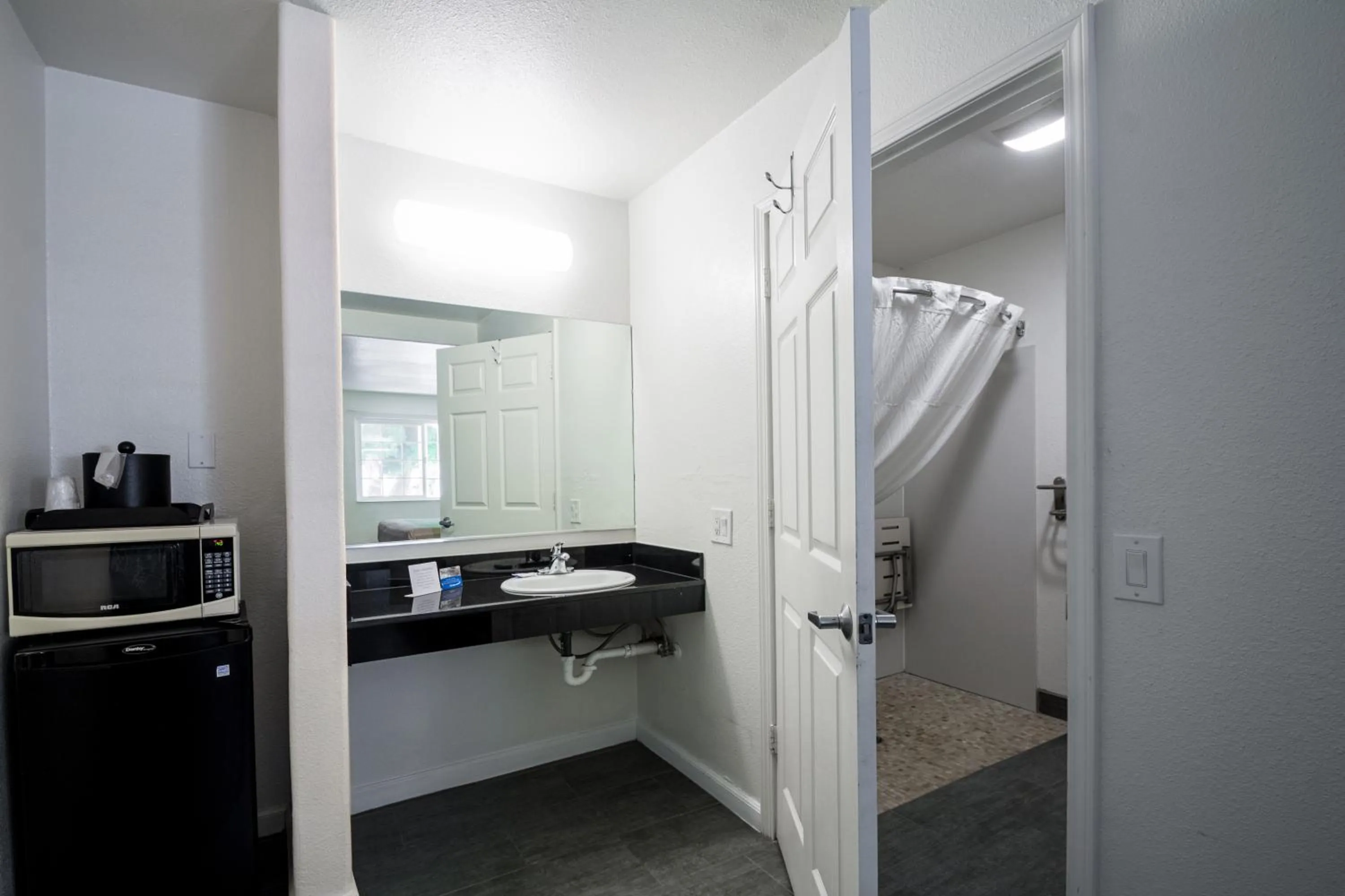 Bathroom in Motel 6 - Downtown Monterey