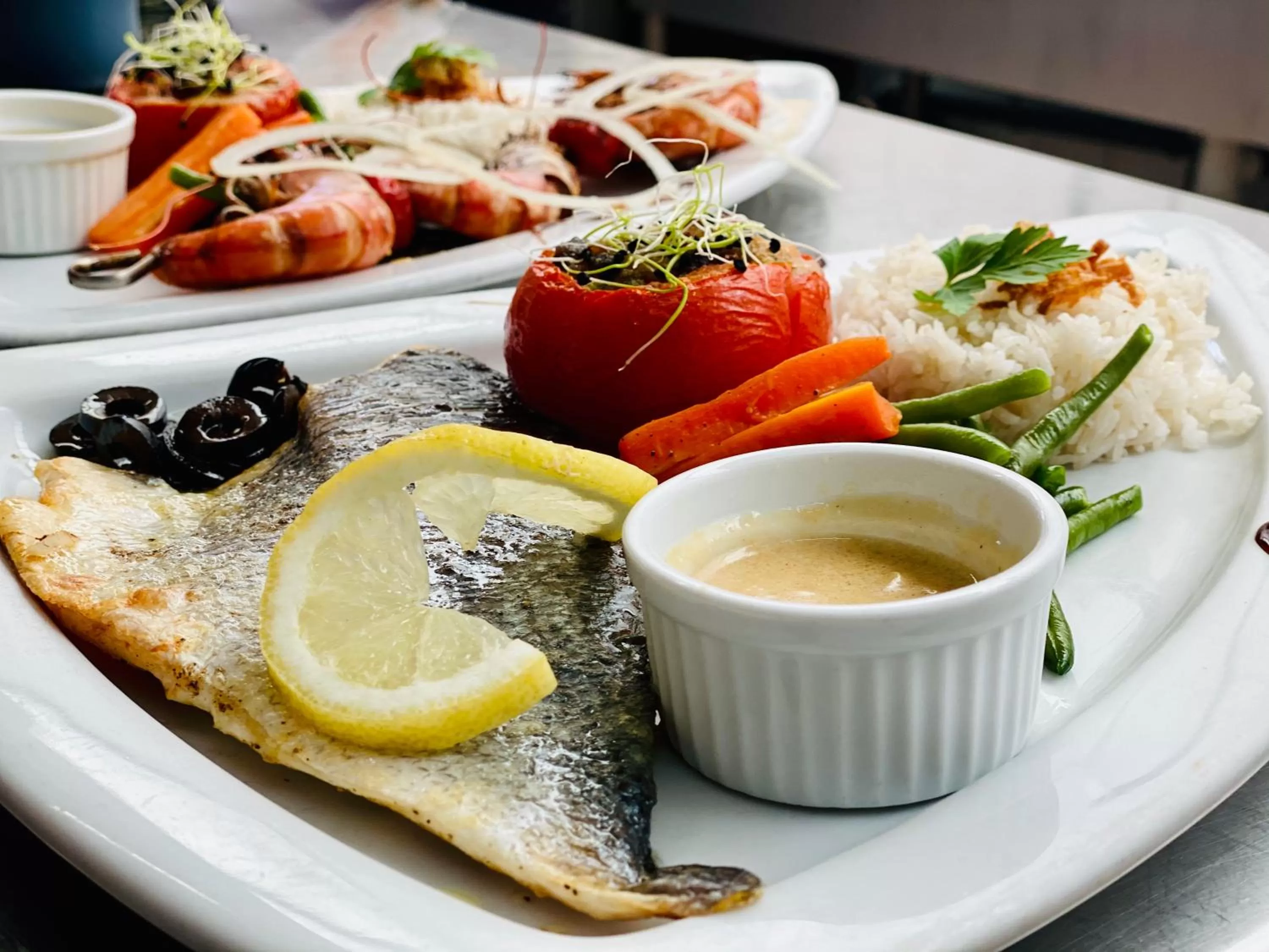 Restaurant/places to eat, Food in Le Cheval Blanc