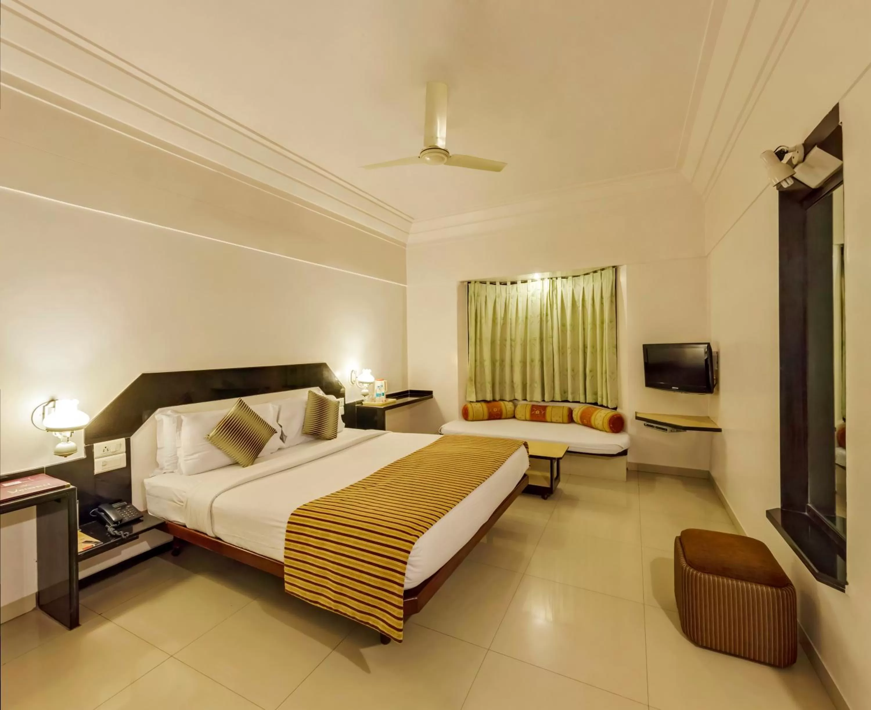 Photo of the whole room, Bed in Hotel Vrishali Executive