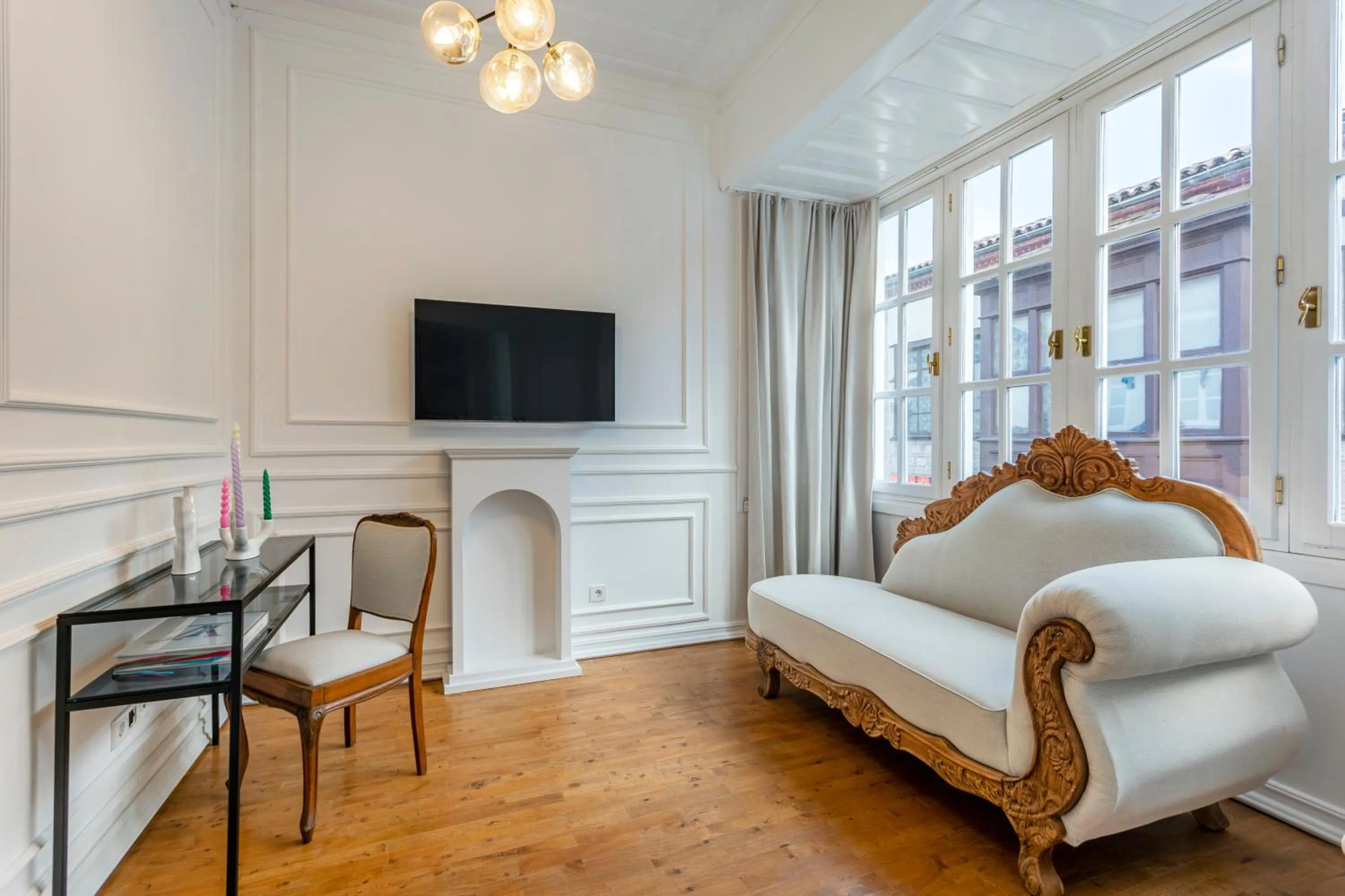 Living room, Seating Area in Palmenhaus Antalya