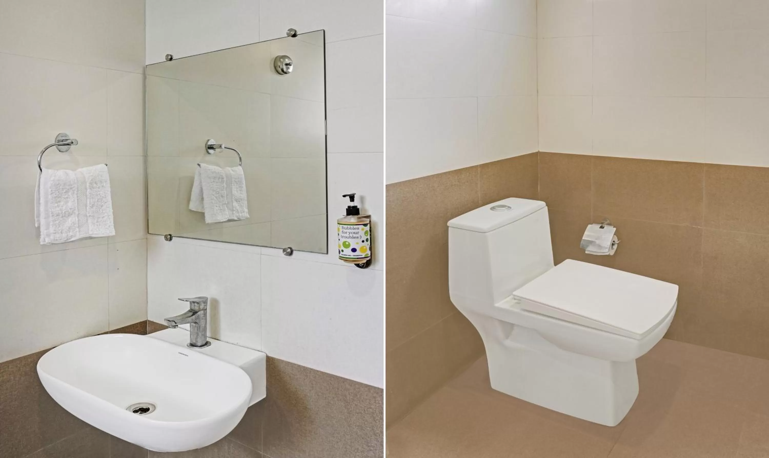 Bathroom in Treebo Varsha Palace