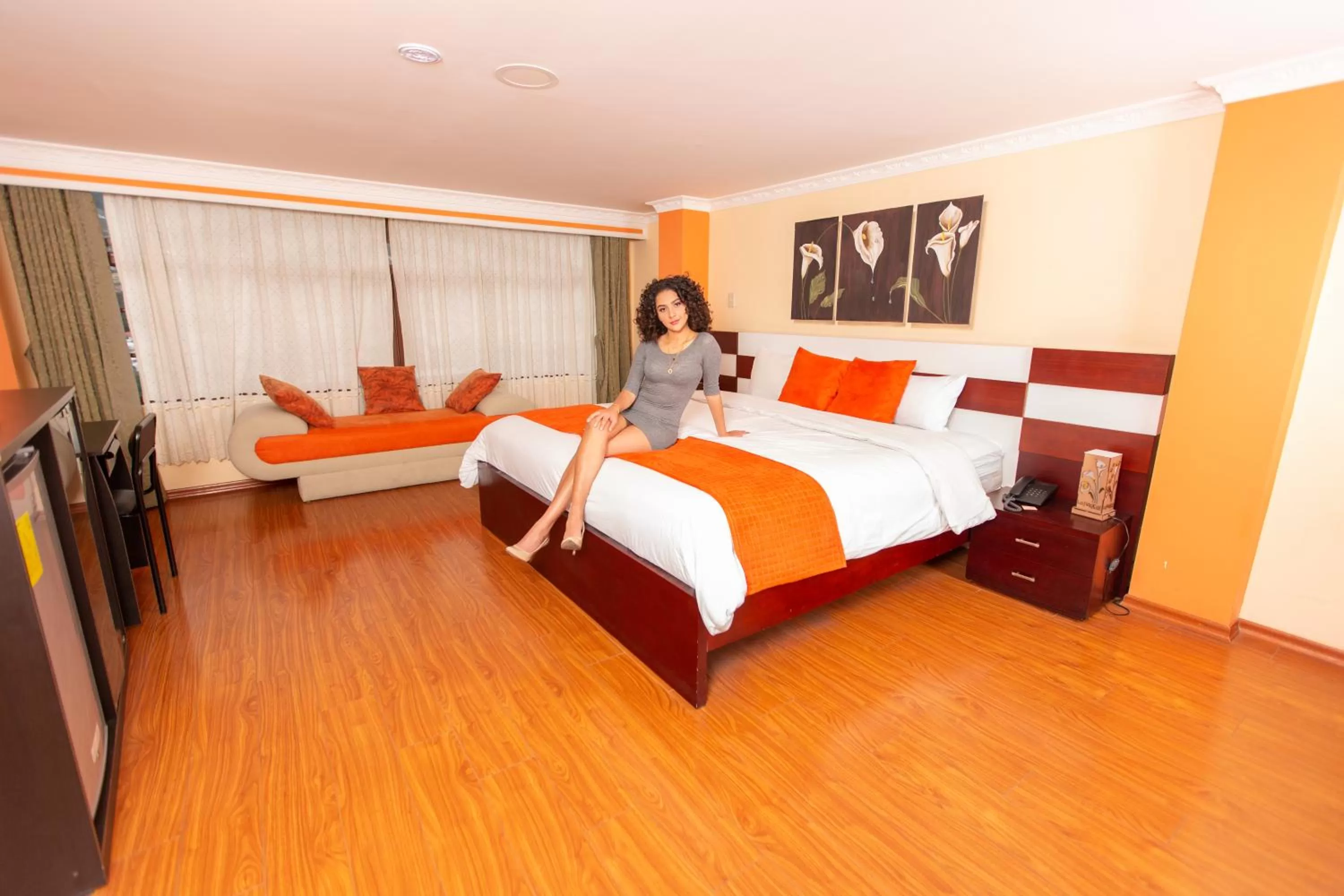 Bedroom in La Kapital Hotel