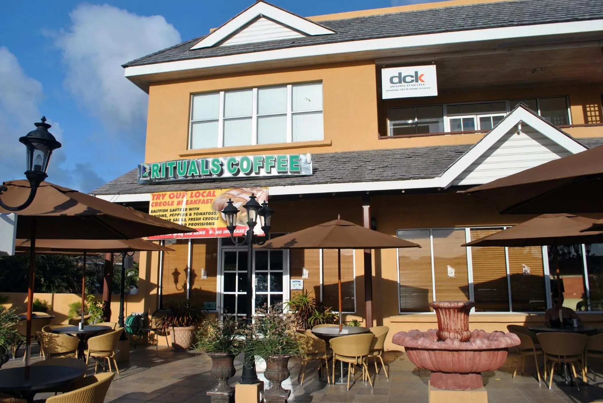 Patio in Sugar Bay Club