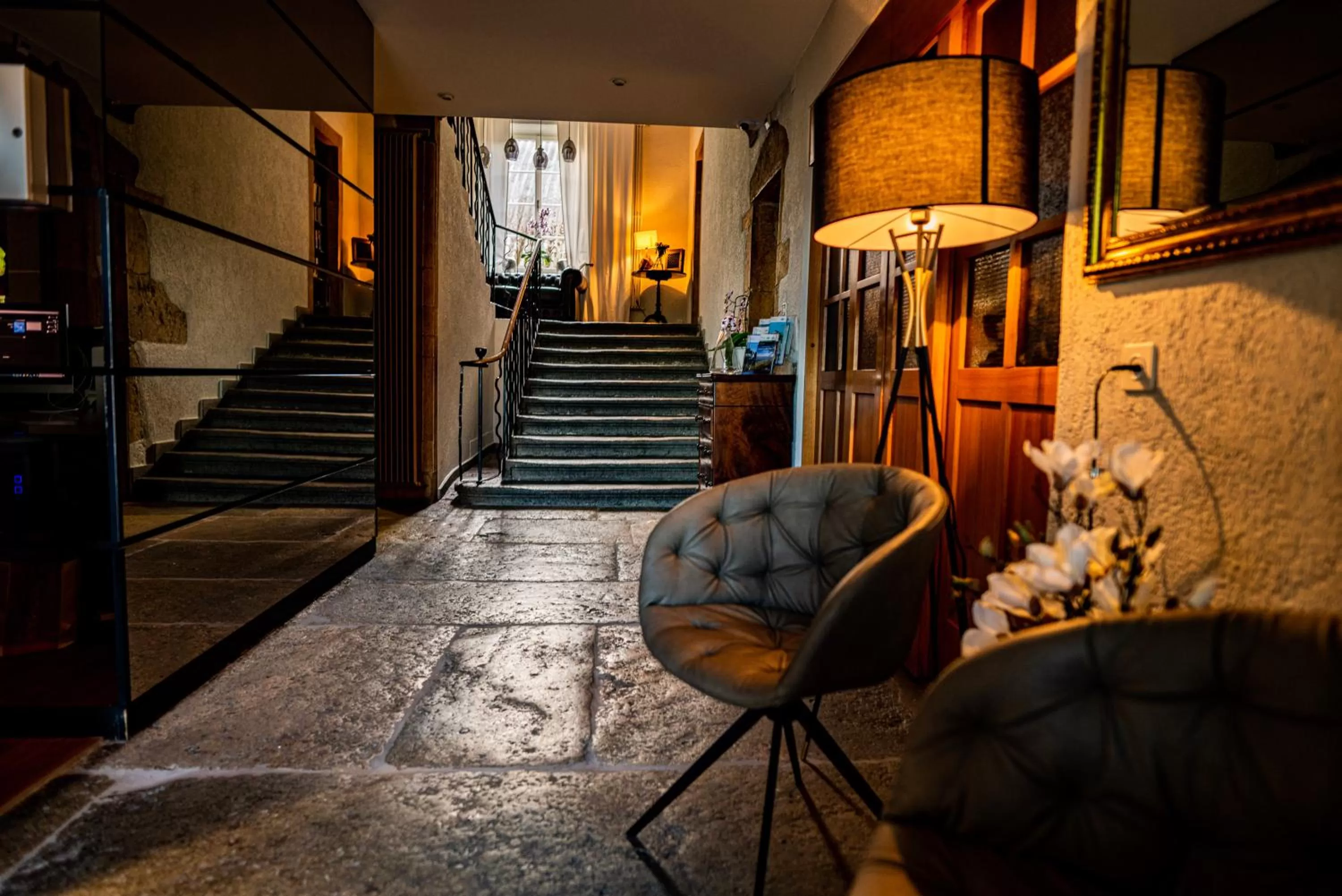 Lobby or reception in Hôtel Restaurant Bellevue