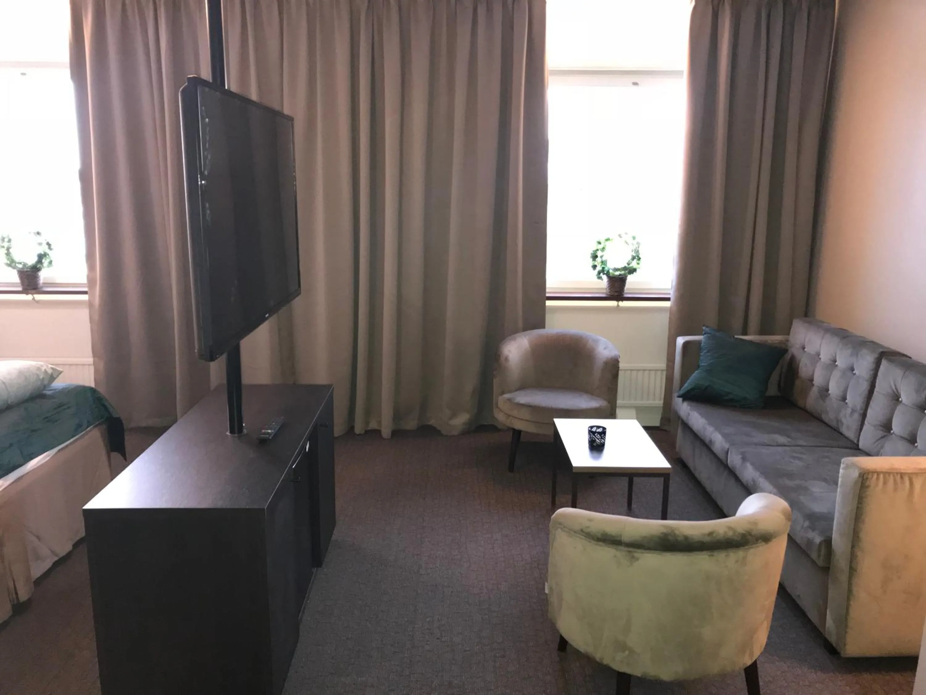 Seating area in Hotell Valhall