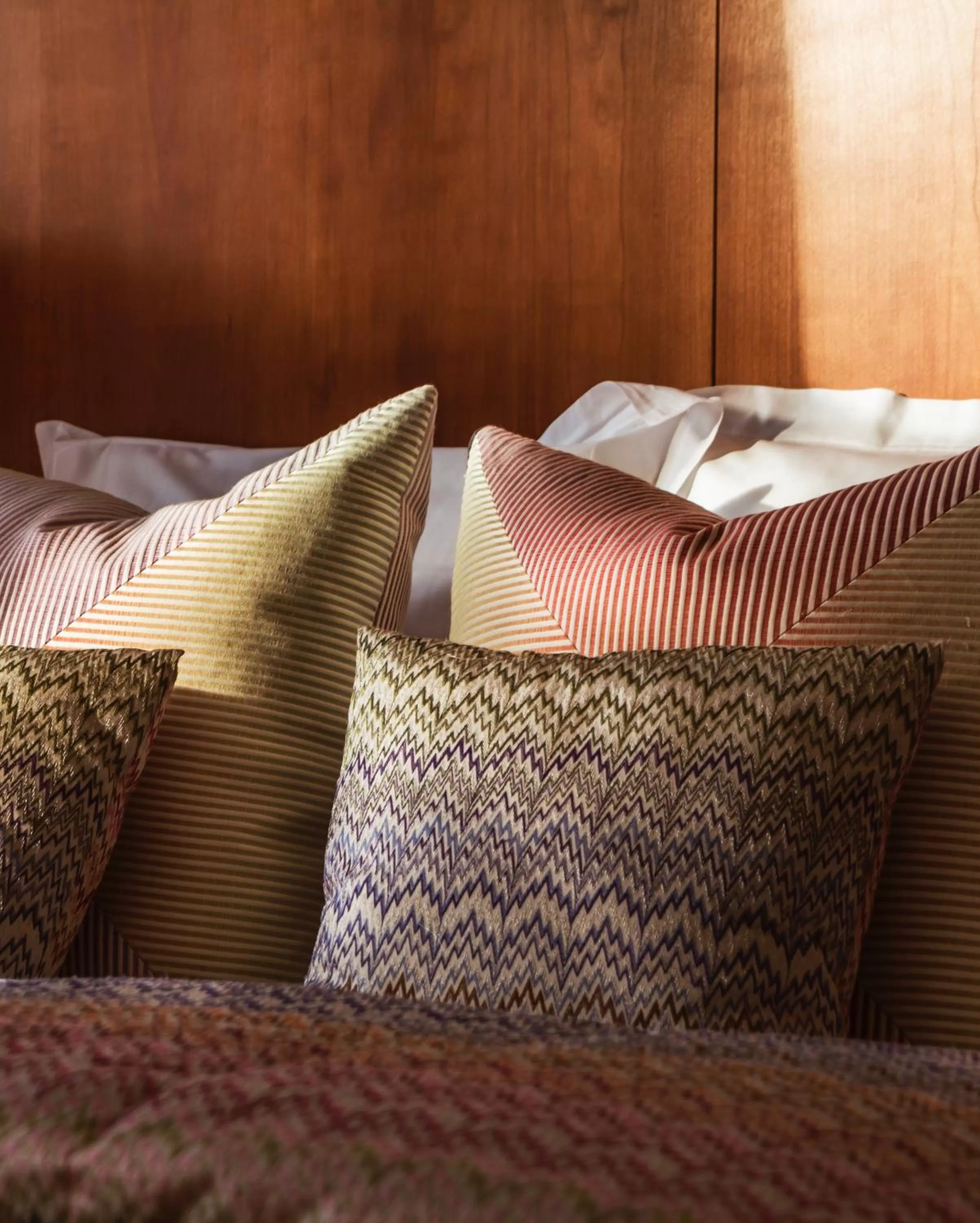 Bed in Hotel Van Cleef