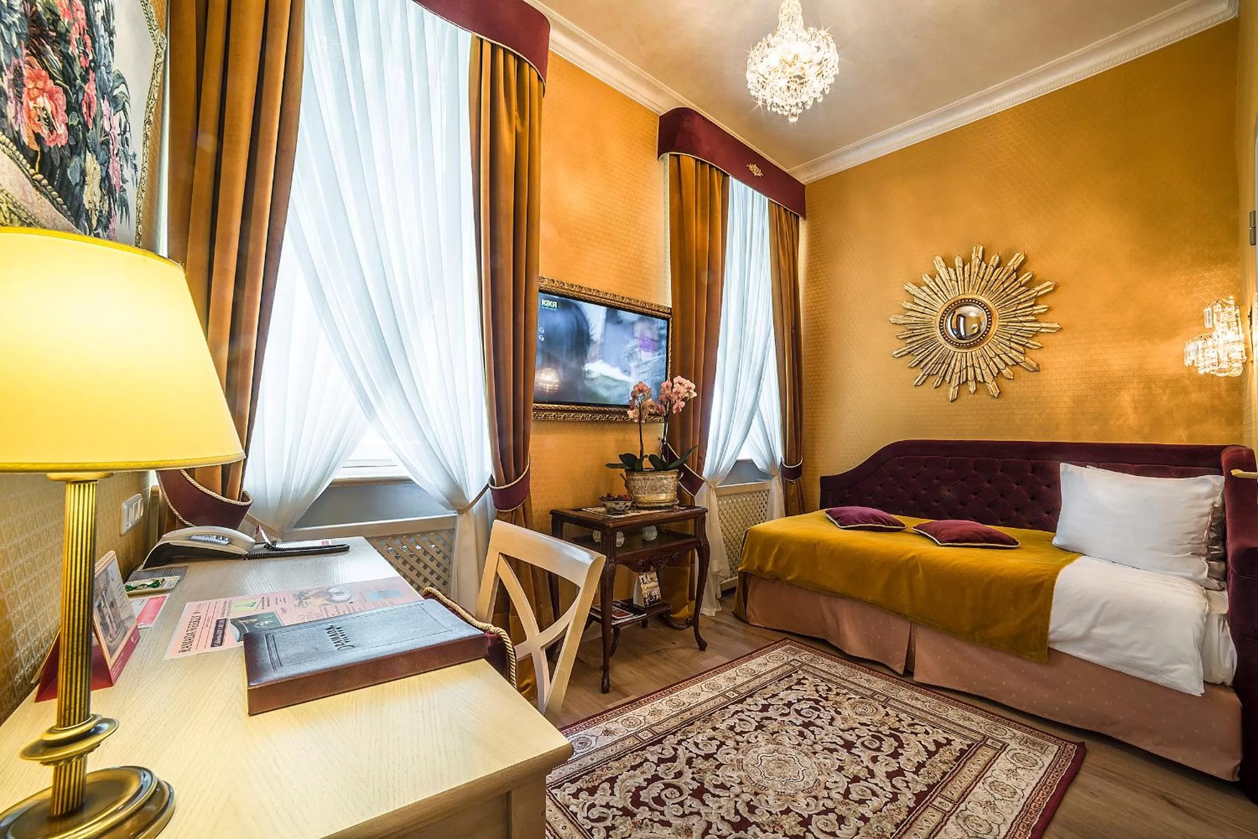 Photo of the whole room, Bed in Imperial Hotel & Restaurant