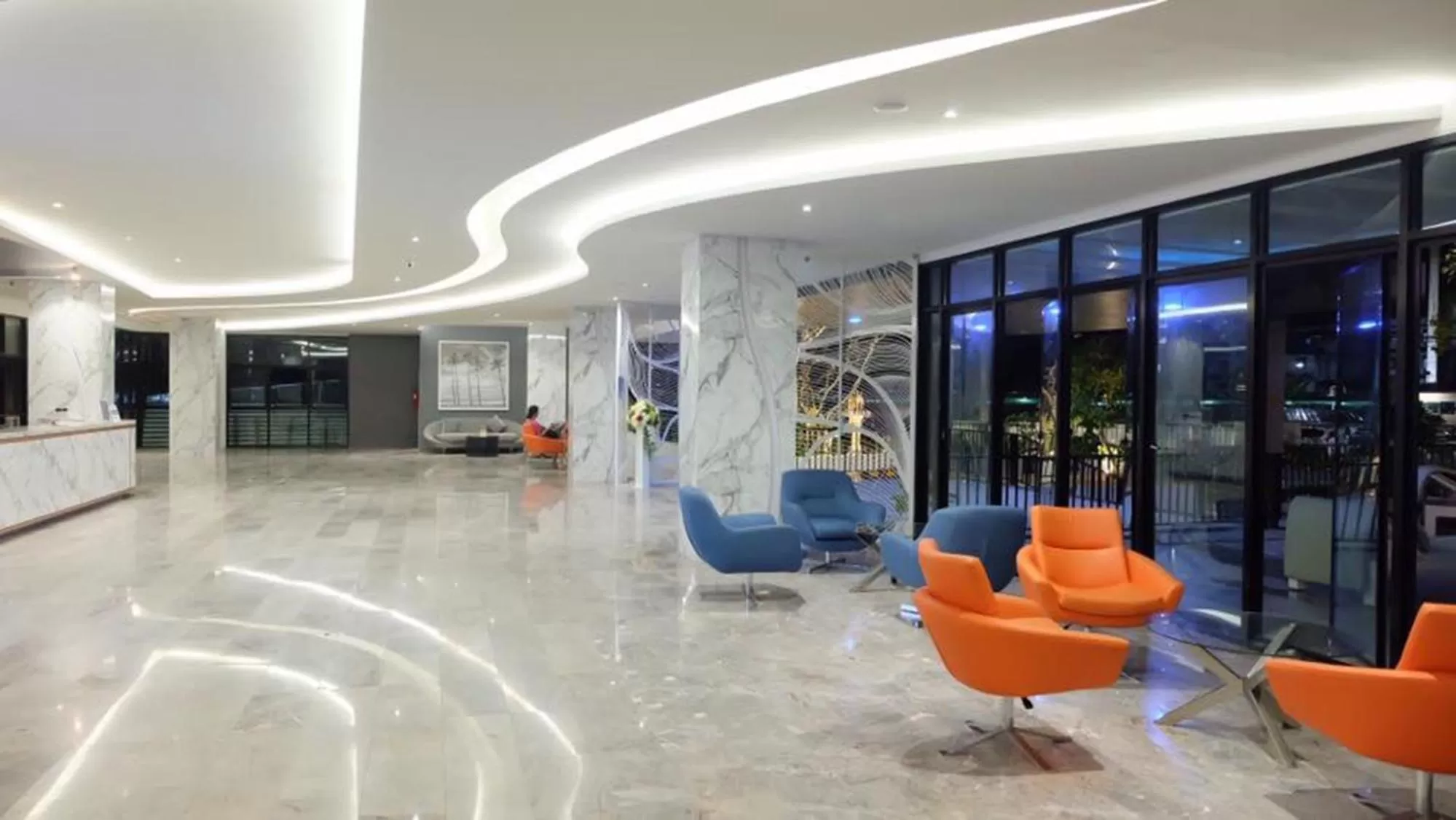 Lobby or reception in P Plus Hotel