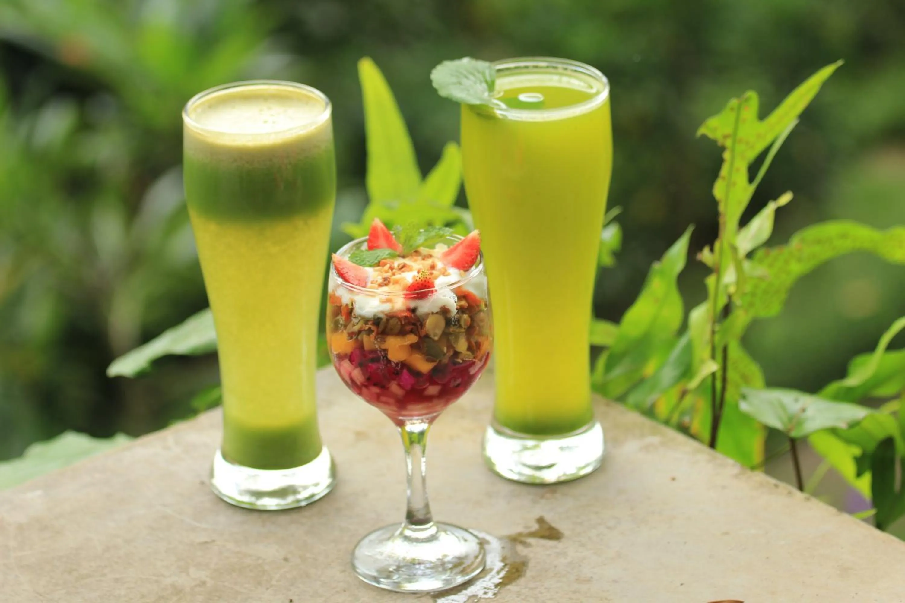 Food and drinks in BeingSattvaa Luxury Ubud