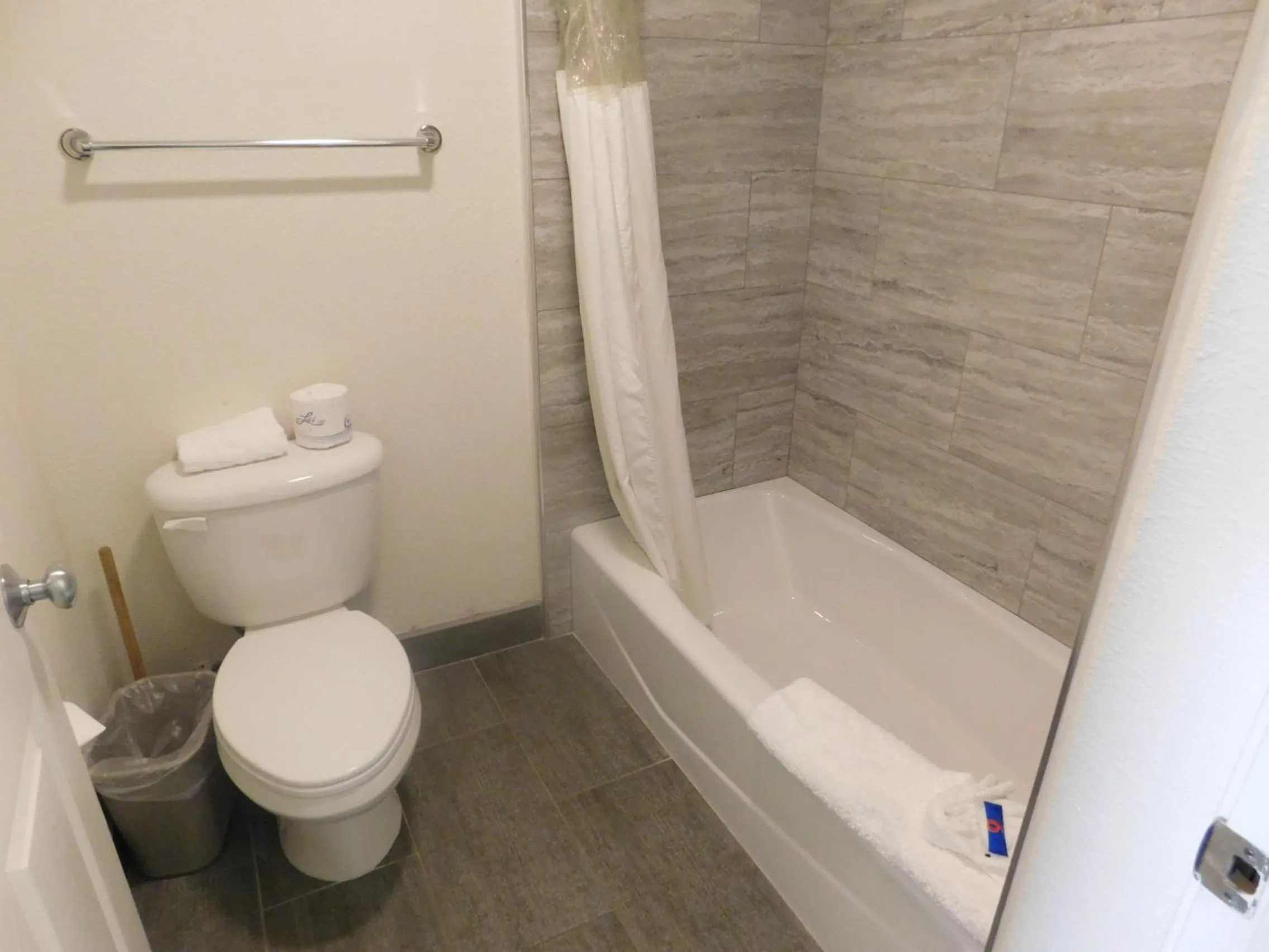 Bathroom in Motel 6 - Downtown Monterey