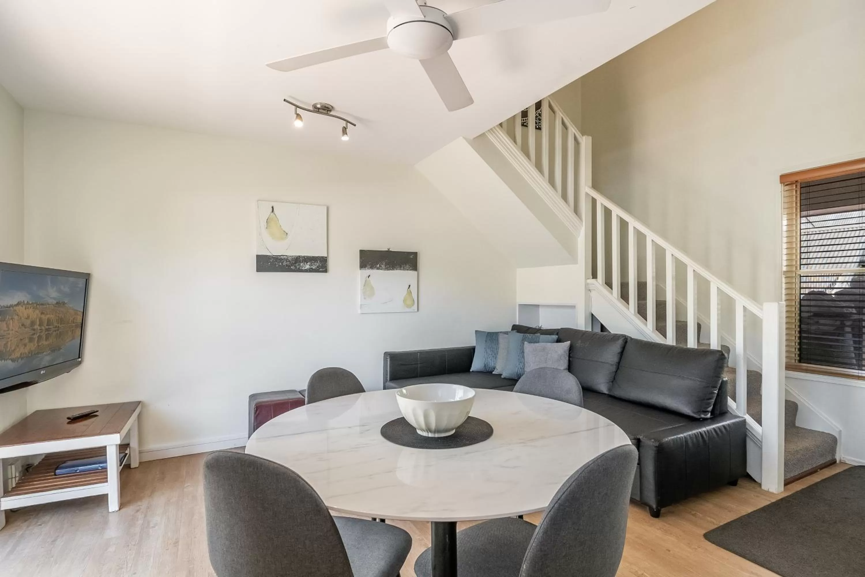 Living room in Byron Central Apartments