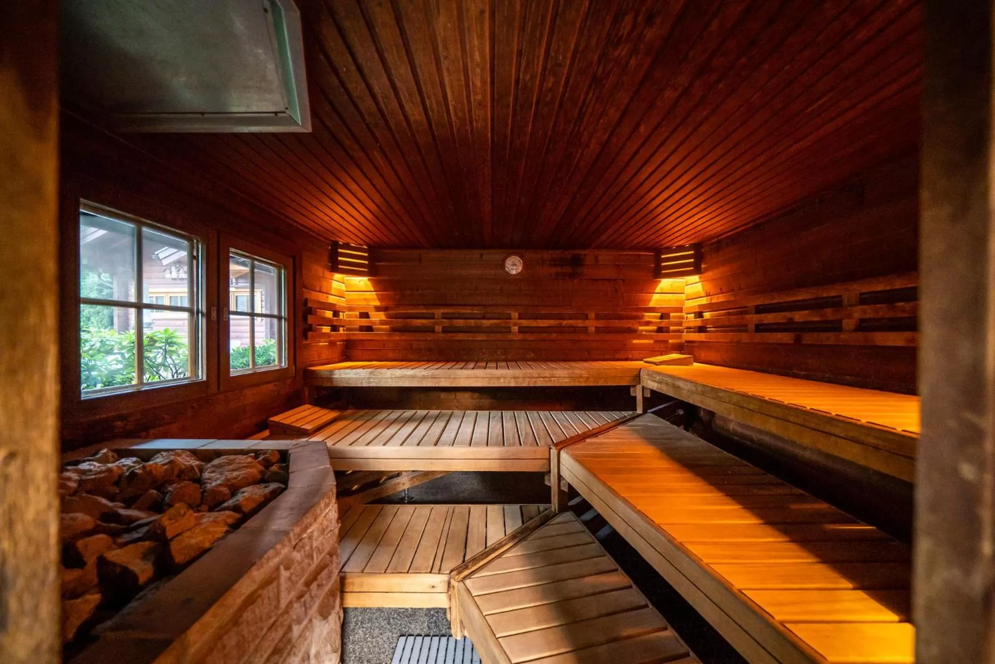 Sauna in Waldhotel Tannenhäuschen