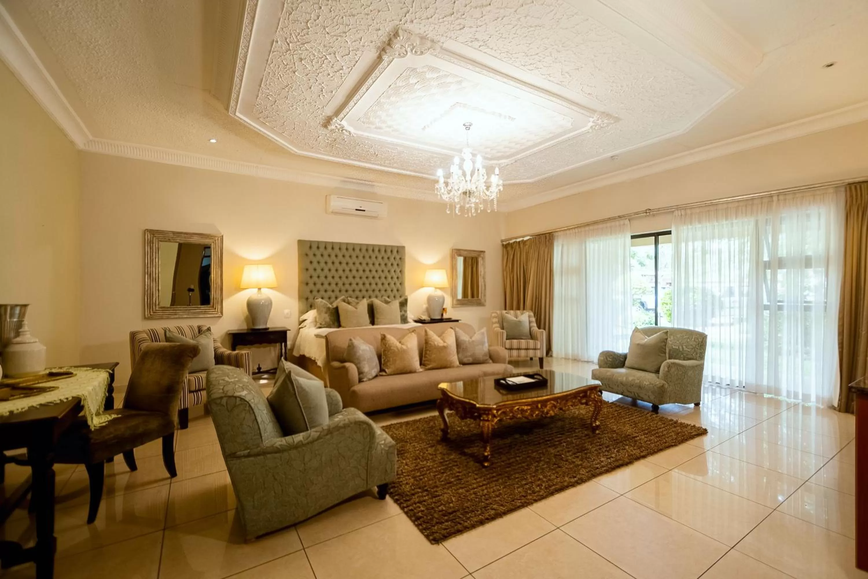 Seating Area in The Victoria Falls Deluxe Suites
