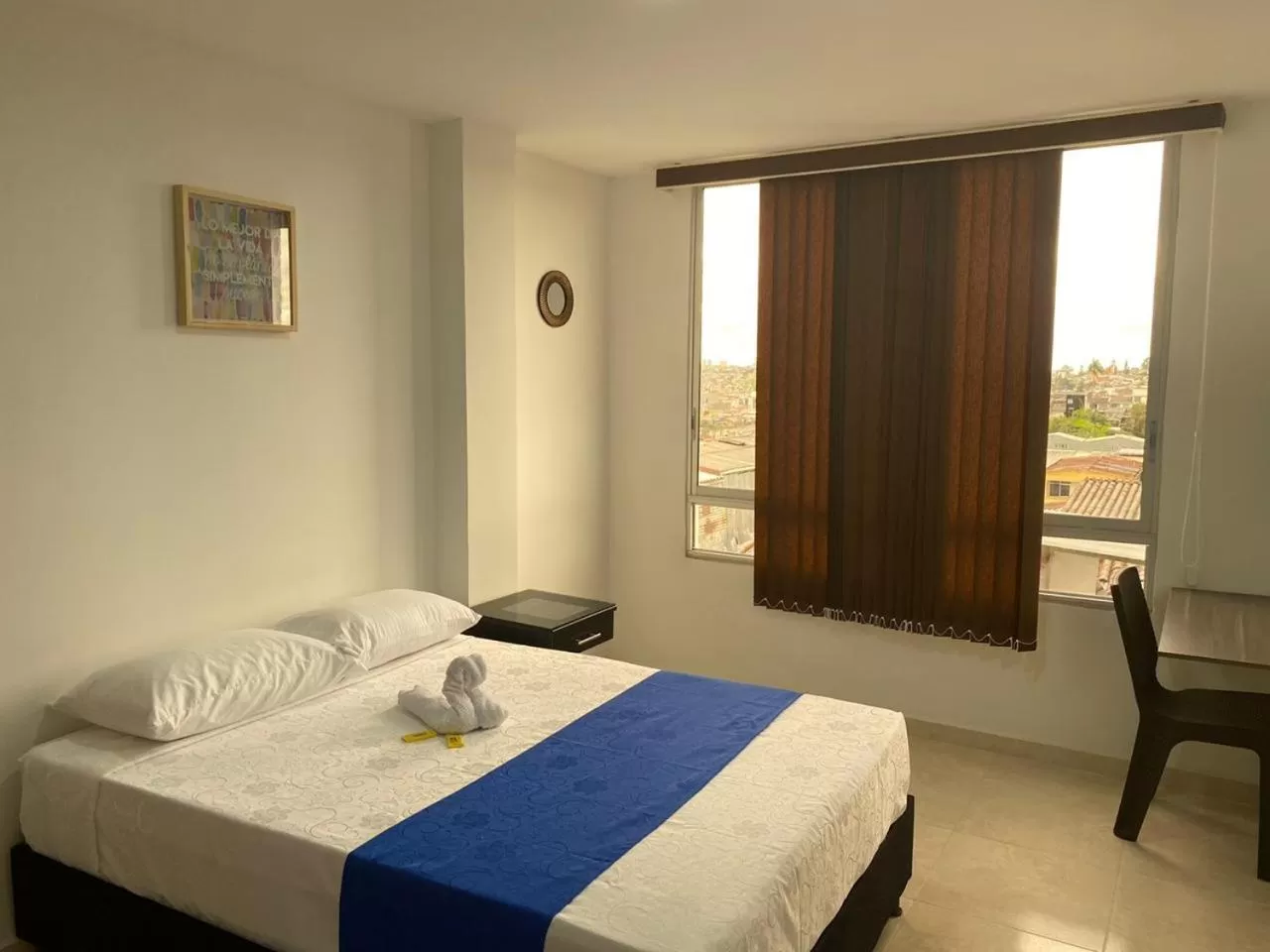 Bed in Hotel Cafe Estrella