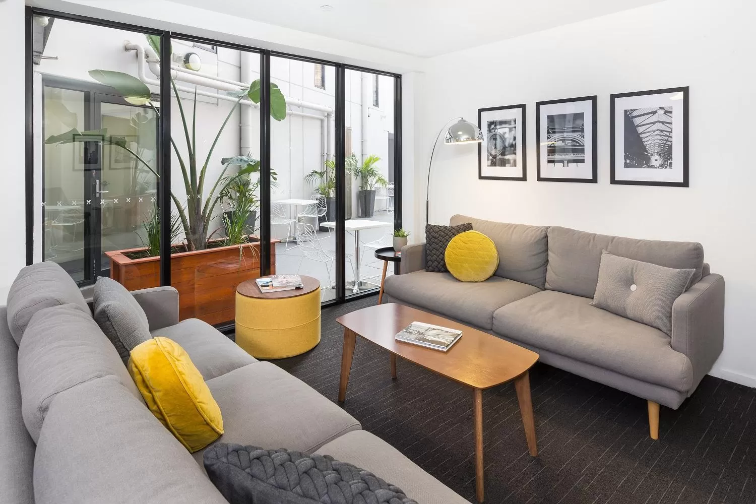 Lounge or bar in City Edge North Melbourne Apartment Hotel