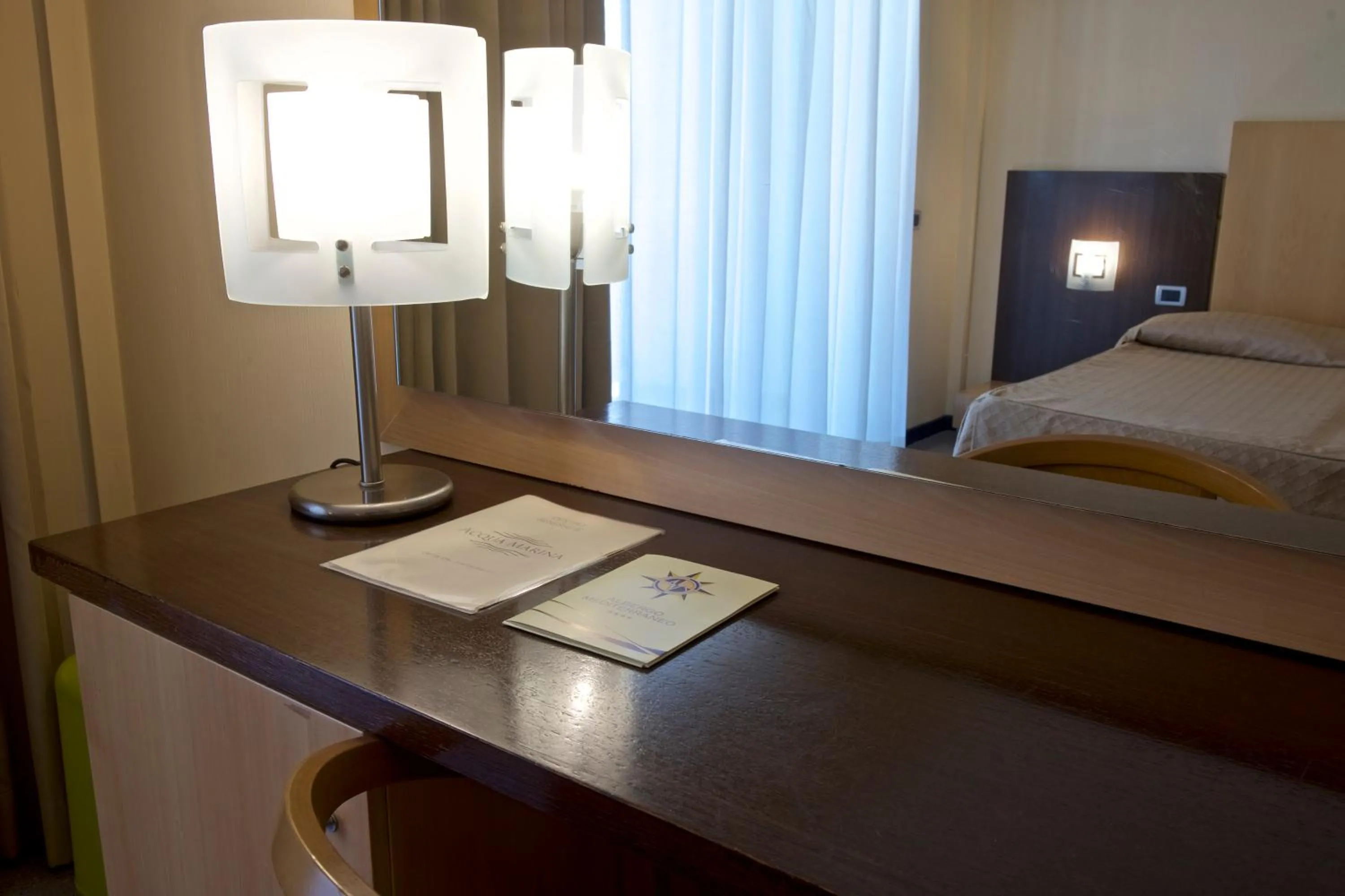 Bed in Albergo Mediterraneo