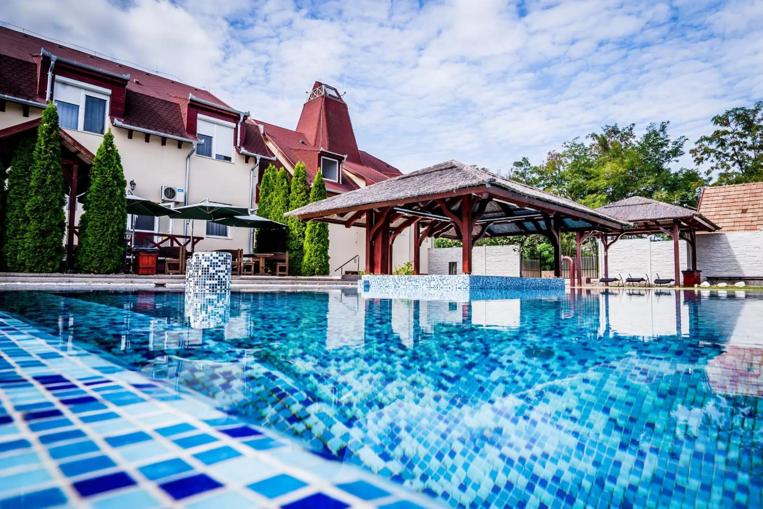 Swimming pool, Property Building in Liza Aqua & Conference Hotel