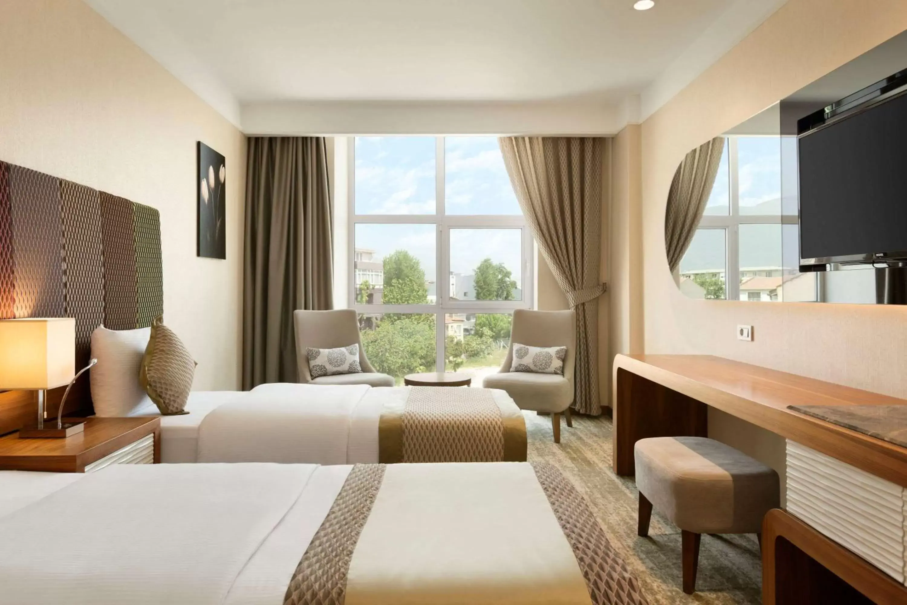 Twin Room - Non-Smoking in Ramada by Wyndham Gemli̇k Twin Room - Non-Smoking in Ramada by Wyndham Gemli̇k