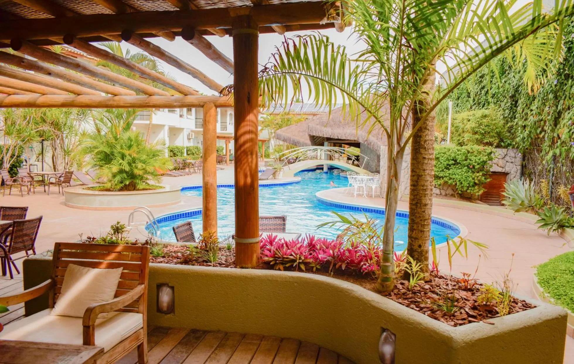 Garden in Sarana Praia Hotel