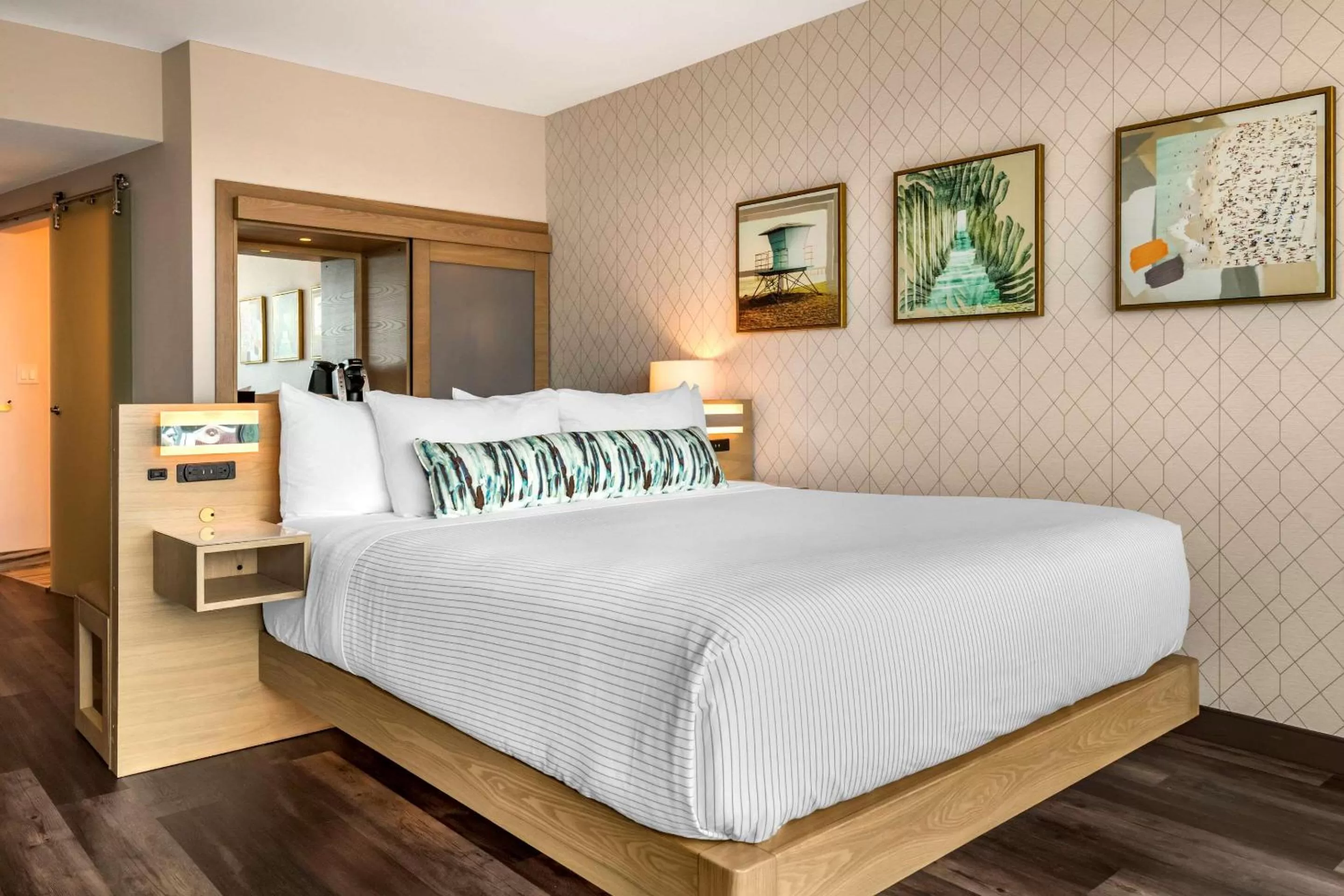 King Room with Ocean View and Balcony - Non Smoking in Cambria Hotel Fort Lauderdale Beach