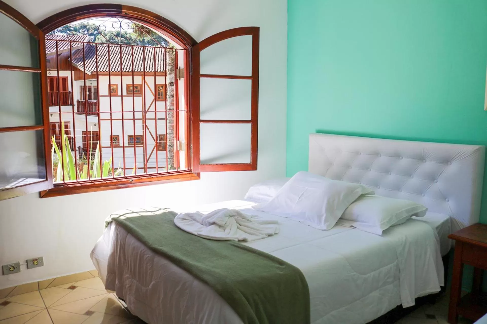 Bed in Pousada da Lua