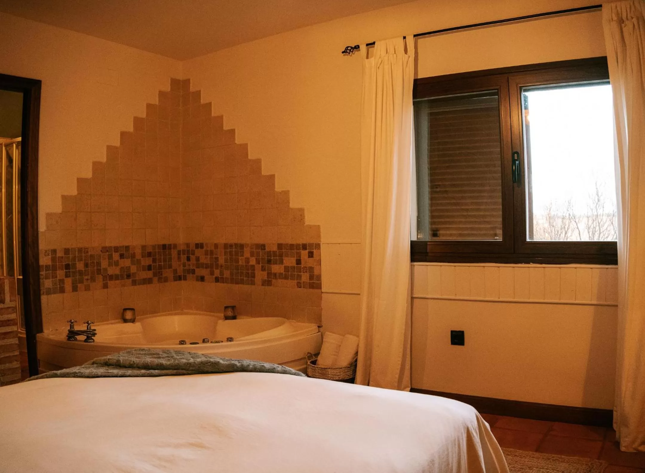 Bed in Hospedería Ballesteros