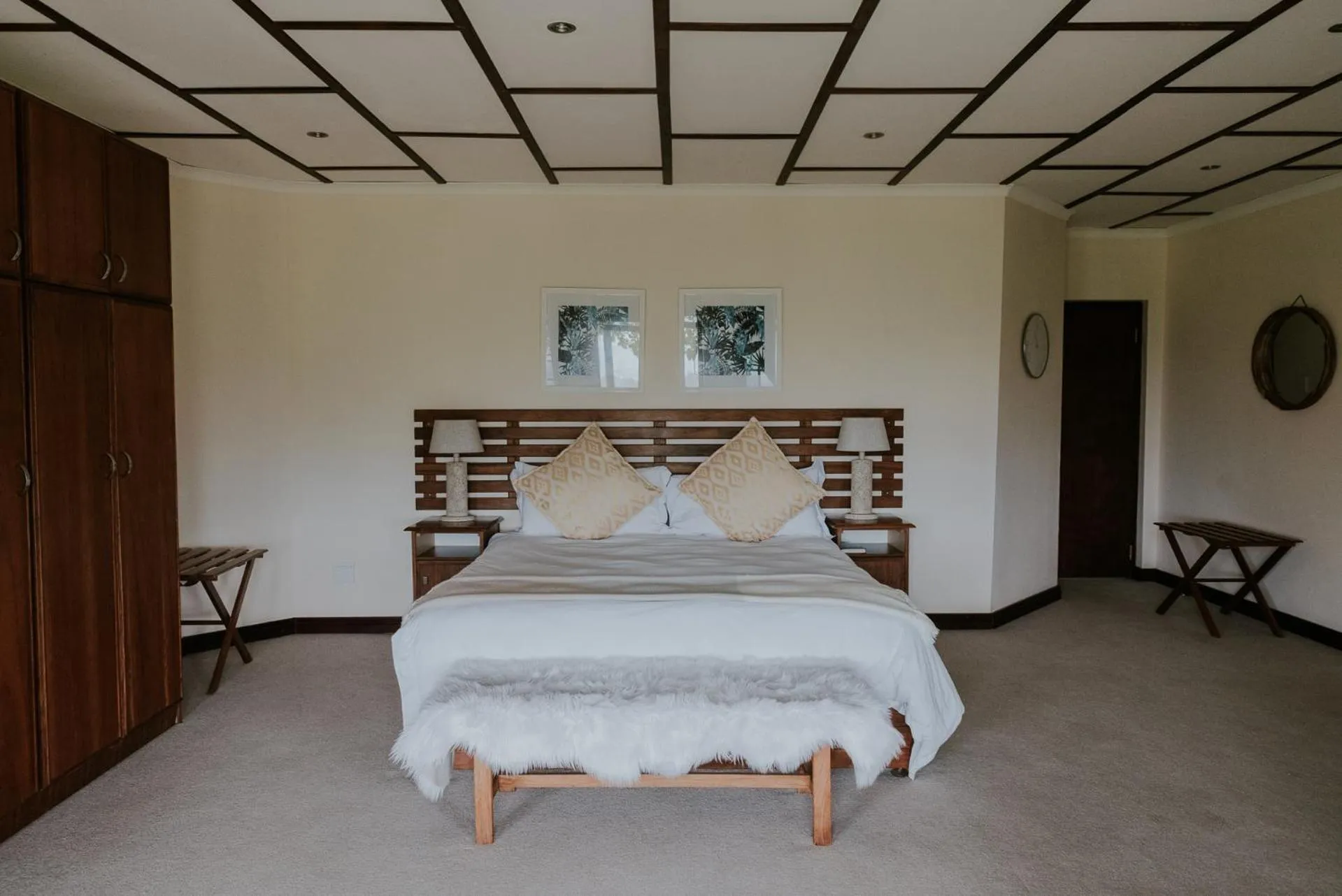 Bed in Cana Vineyard Guesthouse