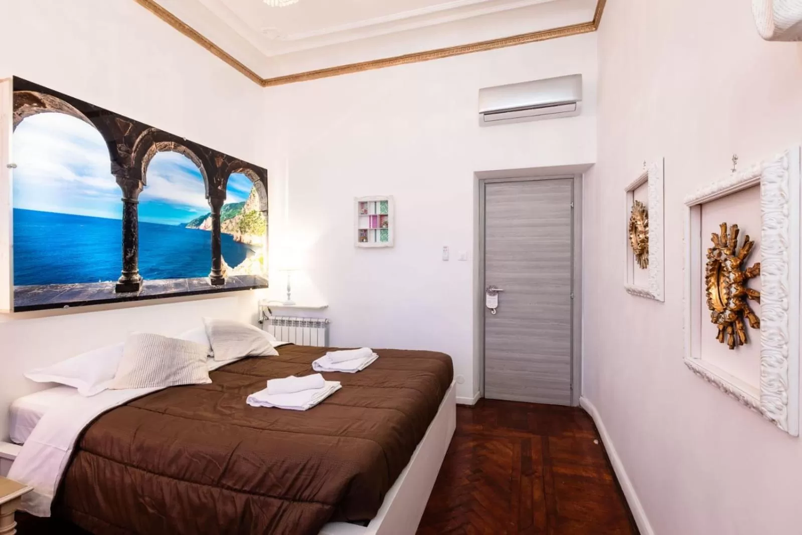 air conditioner, Bed in Le Stanze del Principe