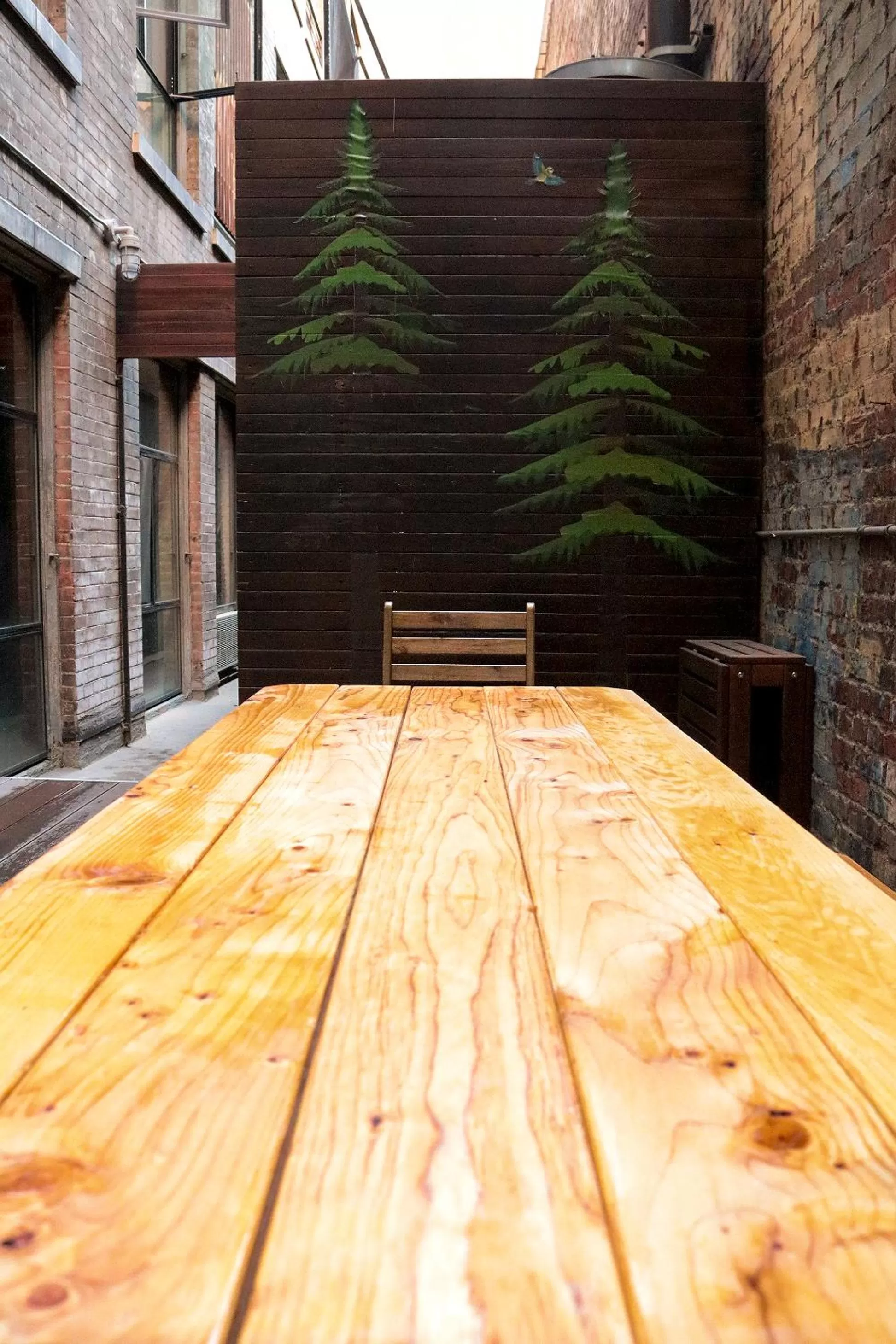 Patio in The Haas Suites