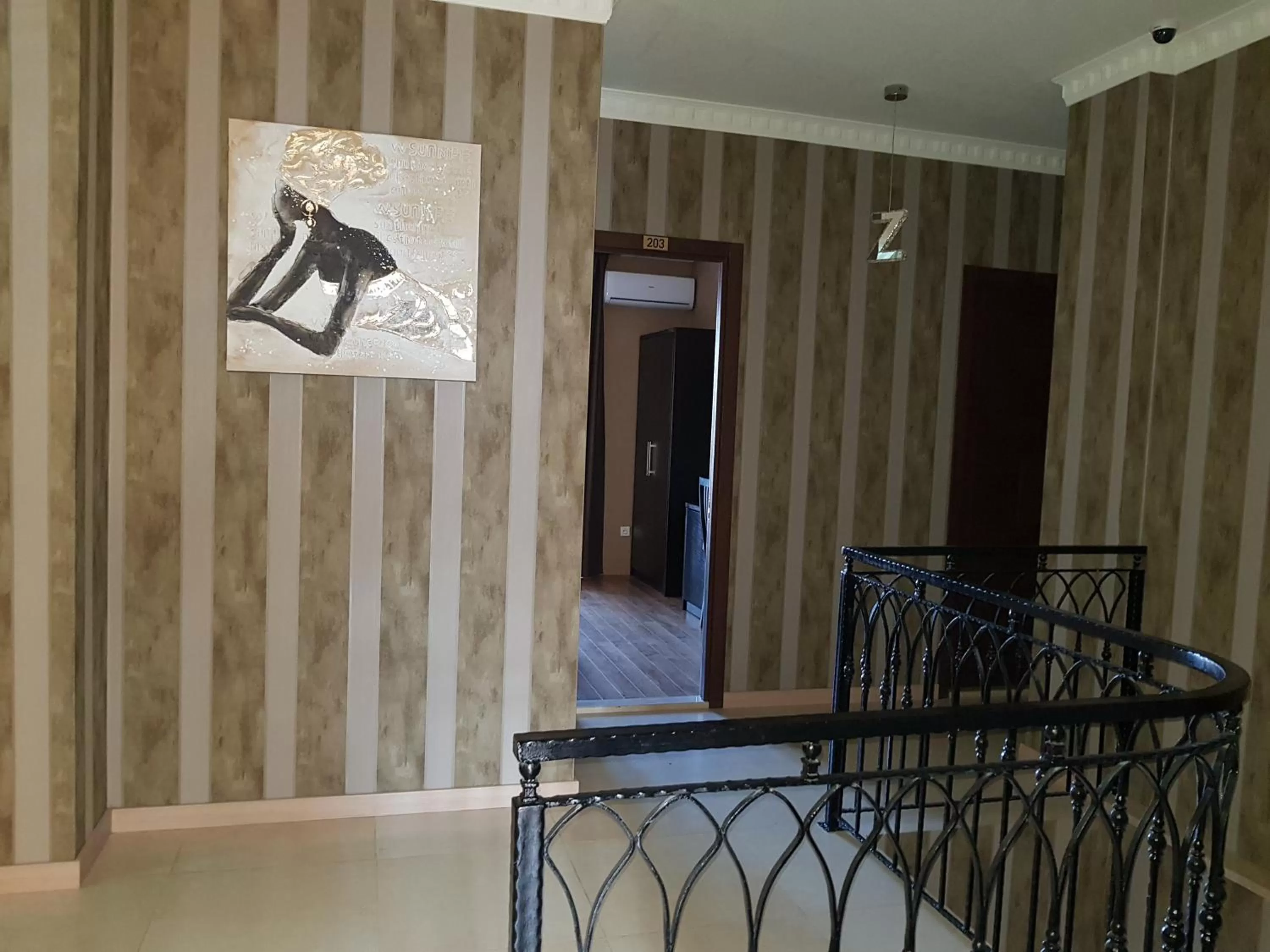 Lobby or reception in Hotel New Telavi