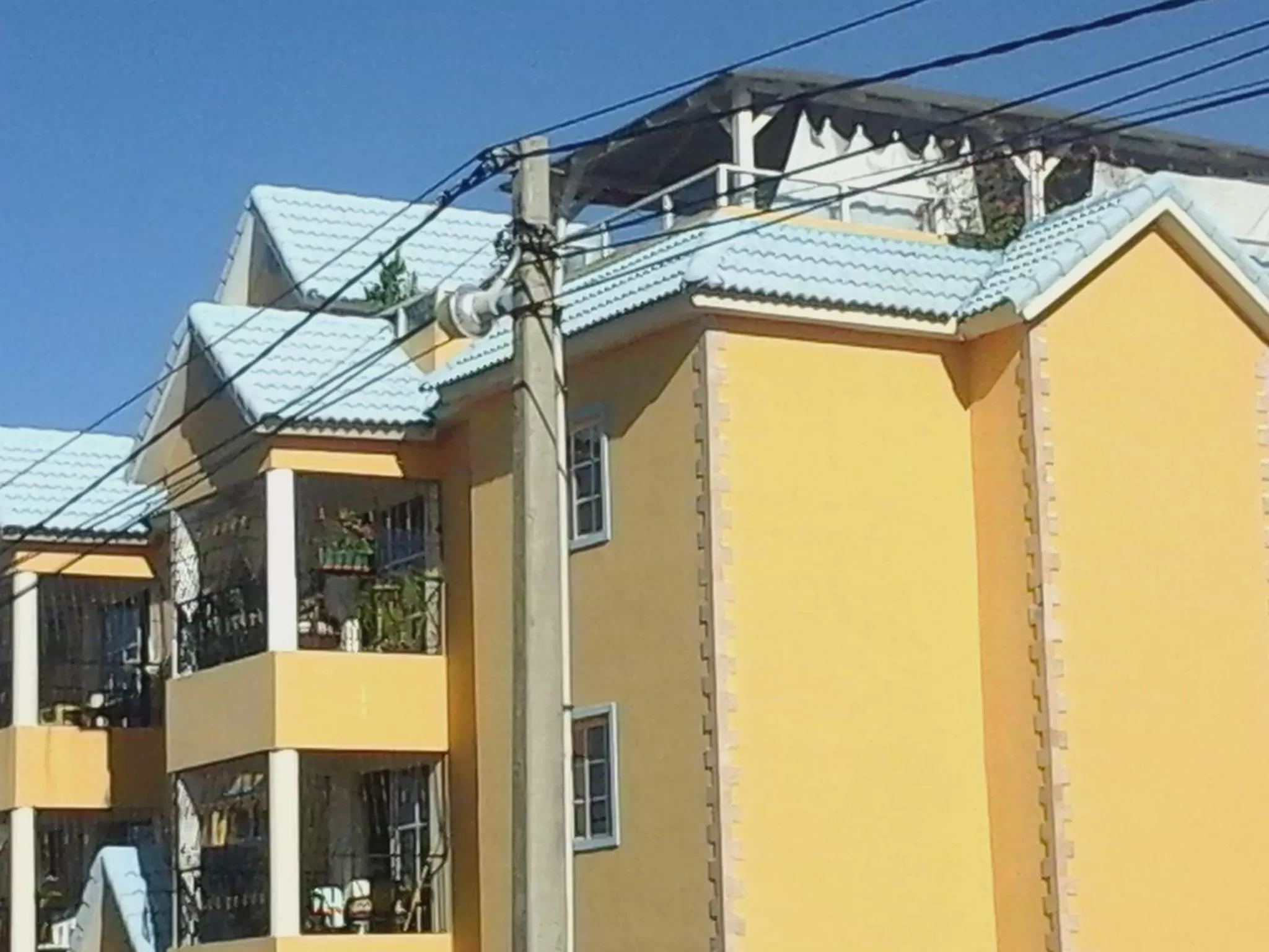 Facade/entrance in Nely y Pietro share apartment