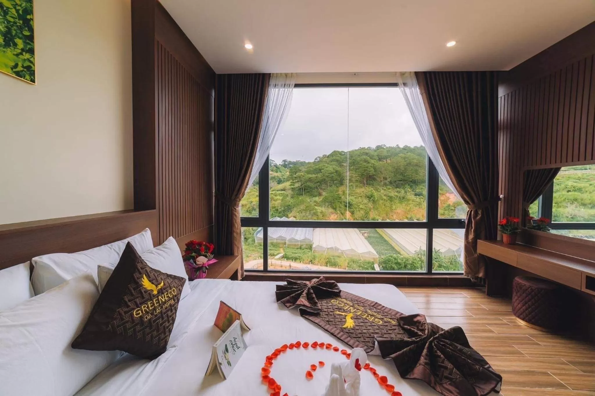 Bedroom, Bed in GREENECO DA LAT HOTEL - Khách sạn Green Eco Đà Lạt
