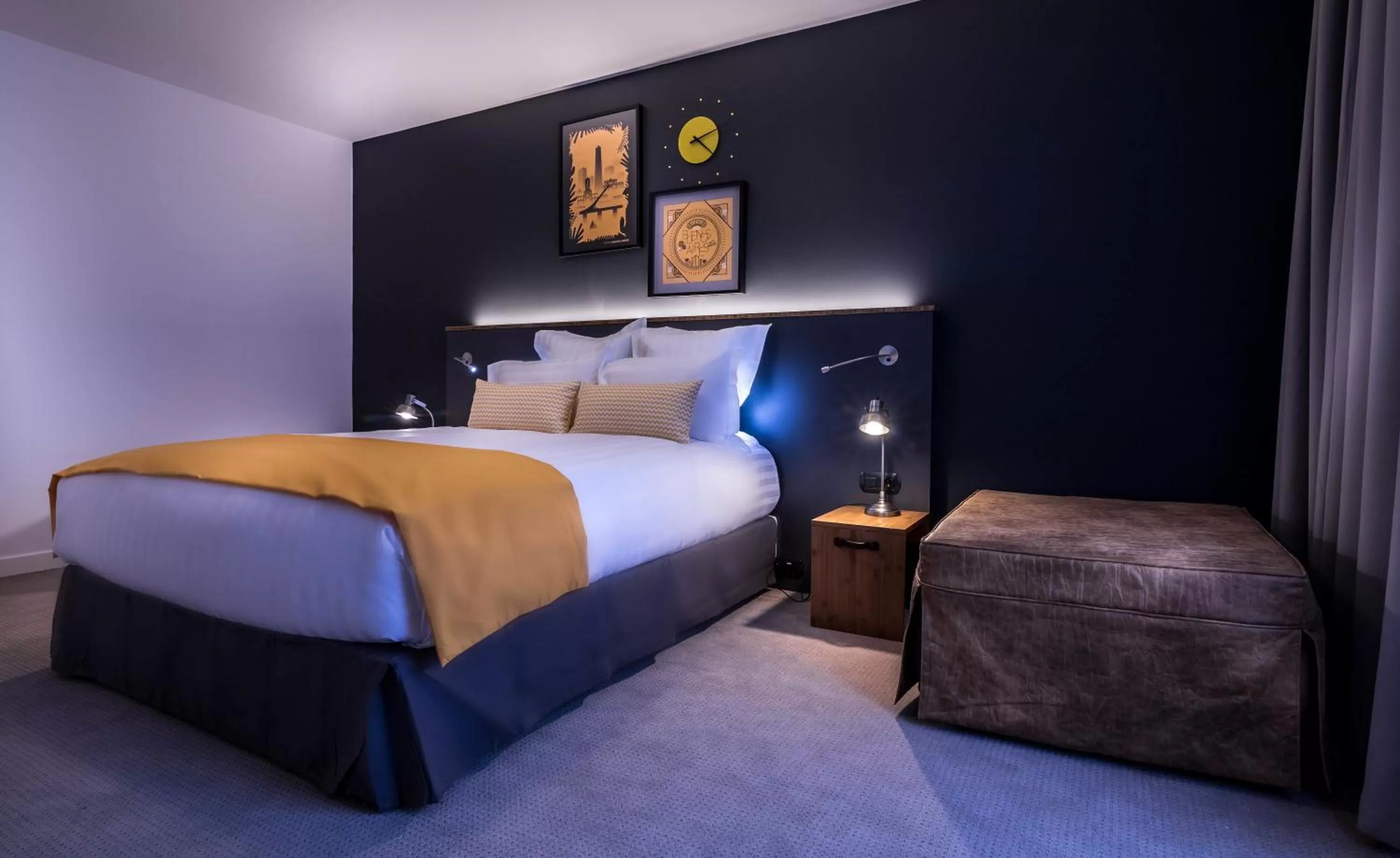 Bedroom, Bed in Best Western Plus Suitcase Paris La Défense